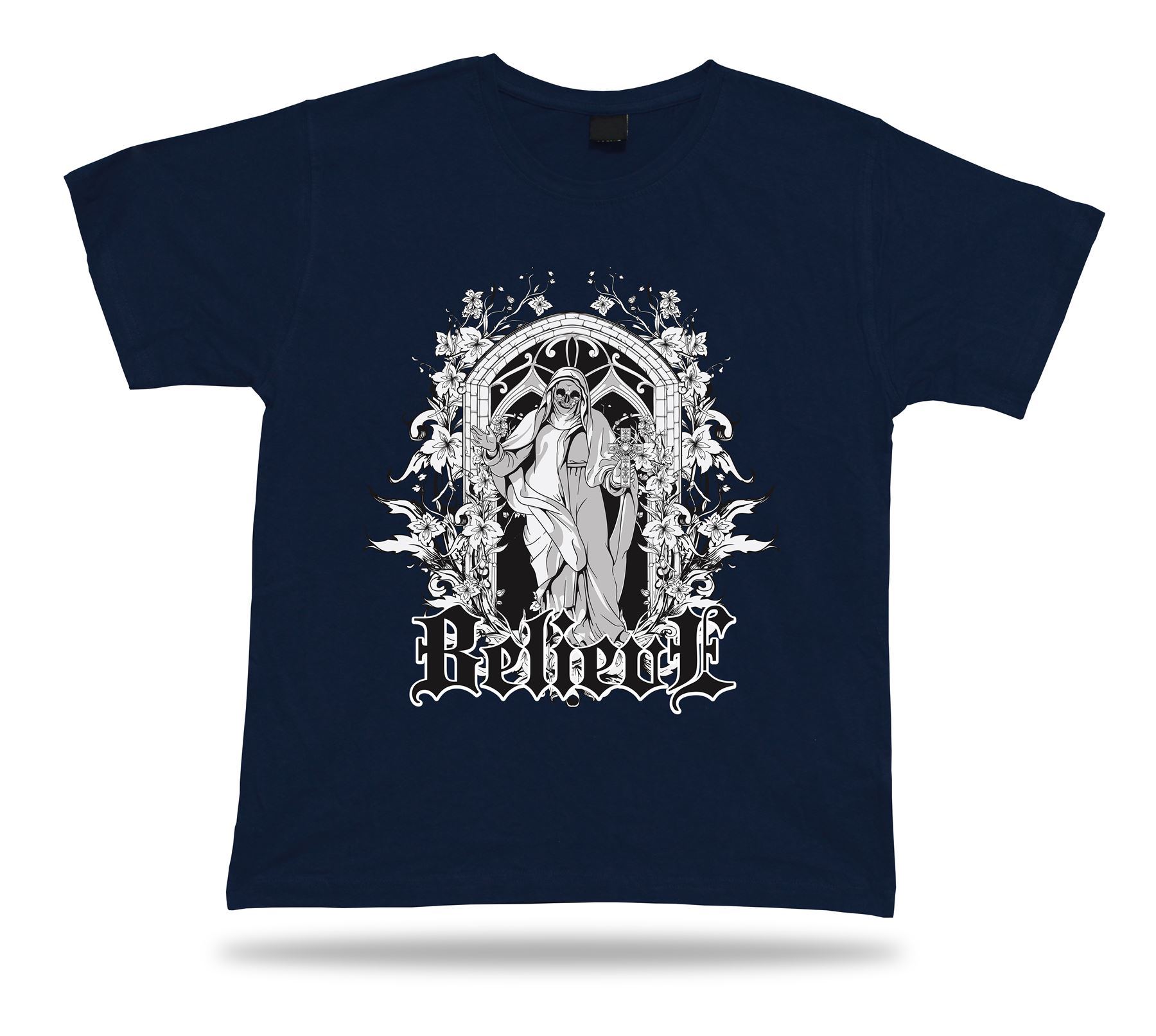 Believe Madre Tierra humor unisex camiseta ropa especial dibujos animados venta regalo - Imagen 6 de 8