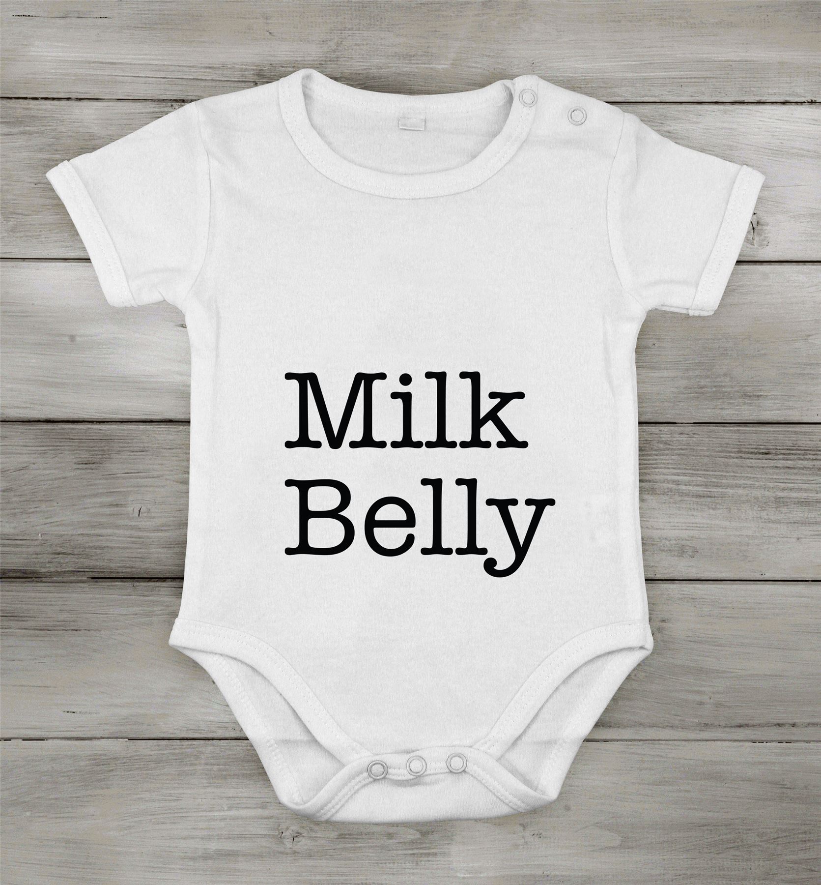 Babygrow milk belly humor Bodysuit Romper Newborn infant special Shower