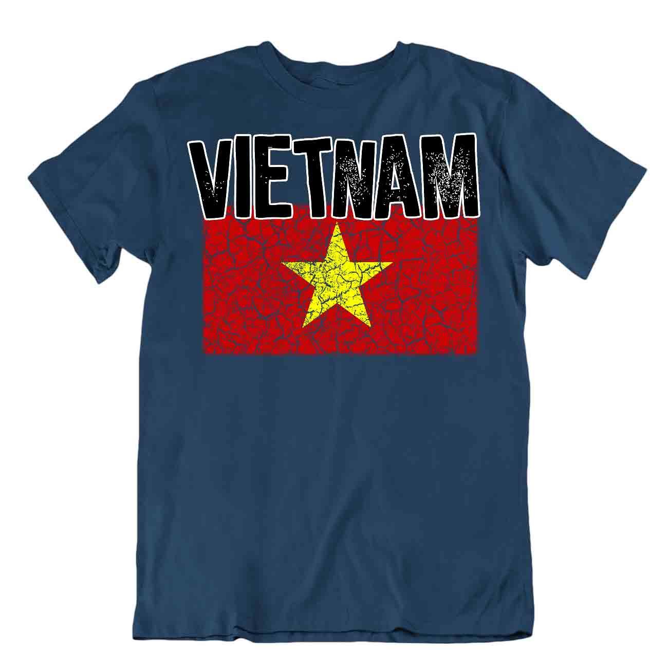 Camiseta con bandera de Vietnam moda país recuerdo regalo camiseta con logotipo del orgullo - Imagen 6 de 8