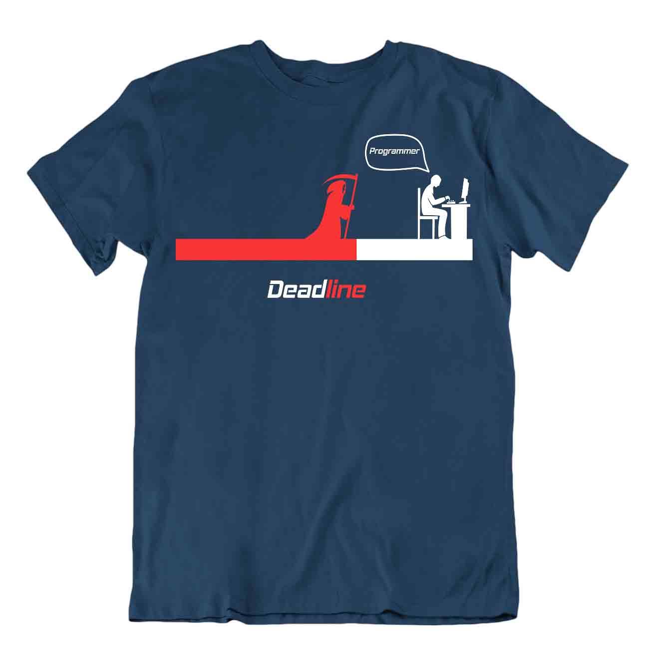 Deadline Witz Camiseta Programador Codificador Camiseta Sarcasem Tee Shirt - Imagen 6 de 8