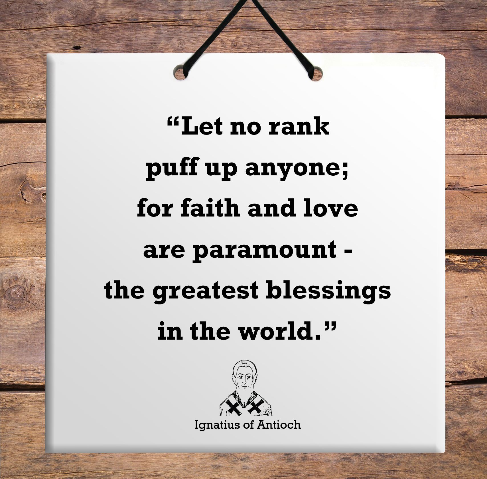 Ignatius of Antioch Unique Home Quote BAR DECOR Amazing Online Deal for You - Picture 10 of 31