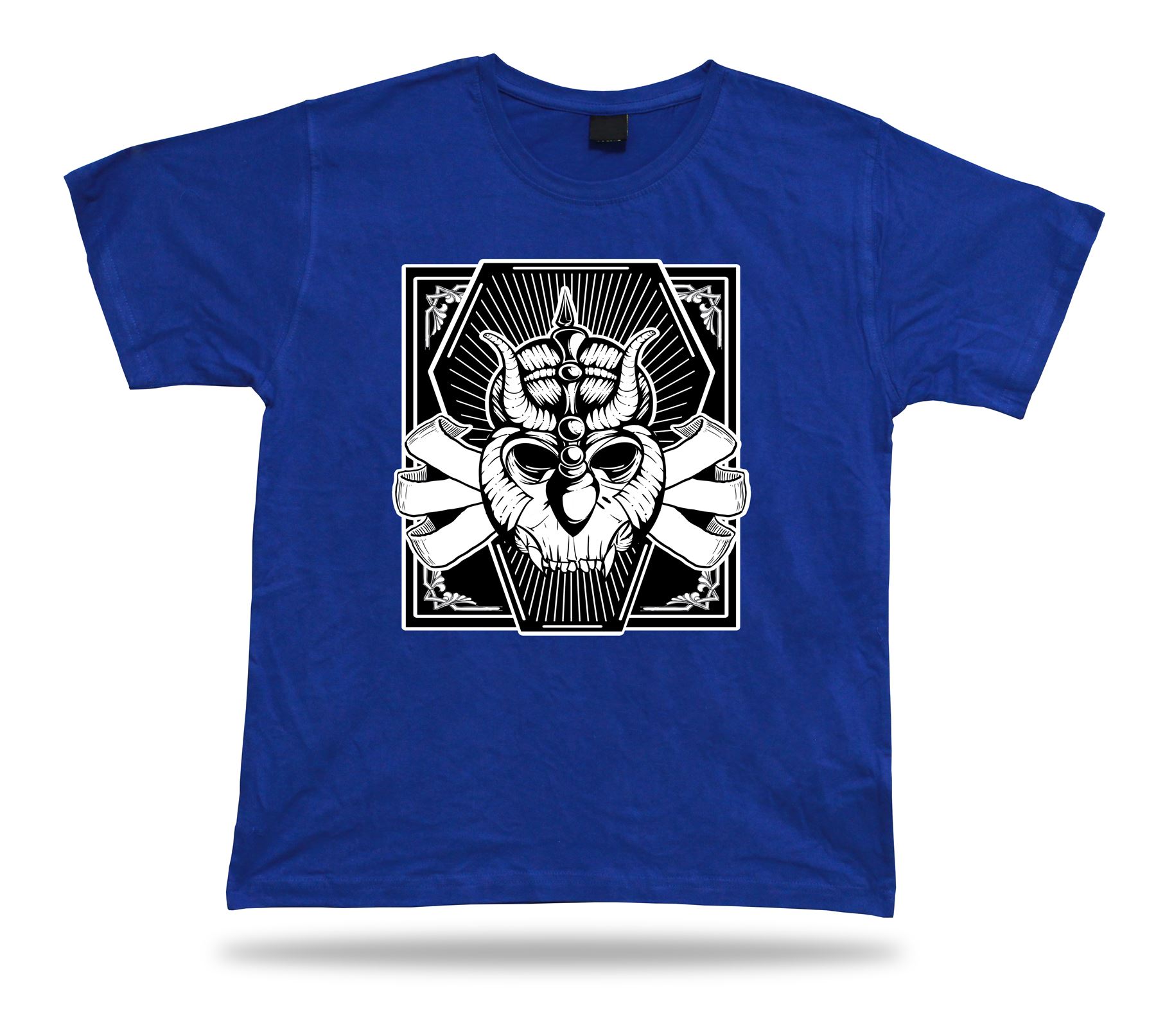 Camiseta Camiseta Cumpleaños Regalo Idea Guerrero Calavera Emblam Casco Hardcore Retro - Imagen 3 de 8