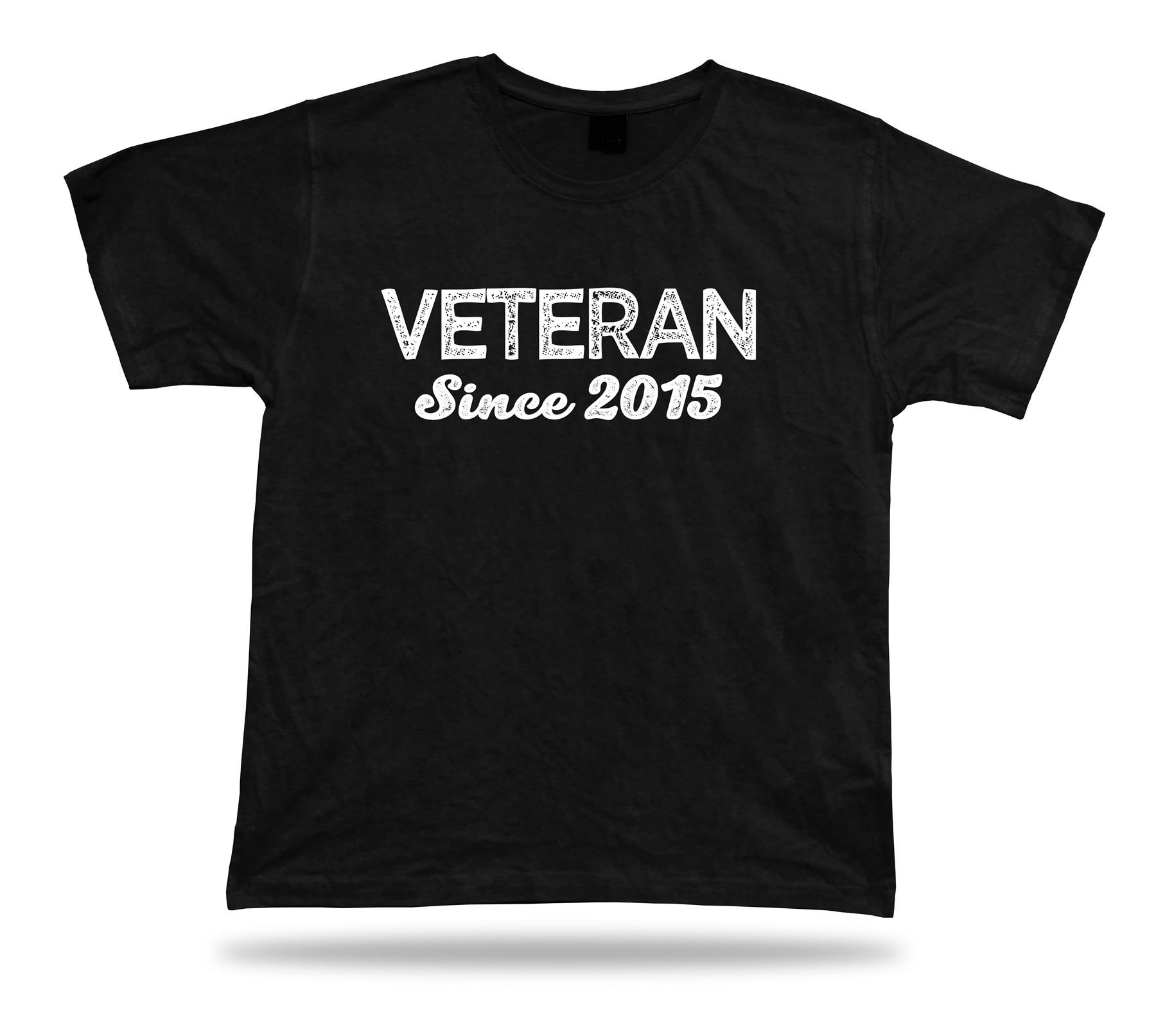 Veteran SINCE 2015 Awesome No1 best T shirt super Gift Idea birhday present Tee - Picture 2 of 8