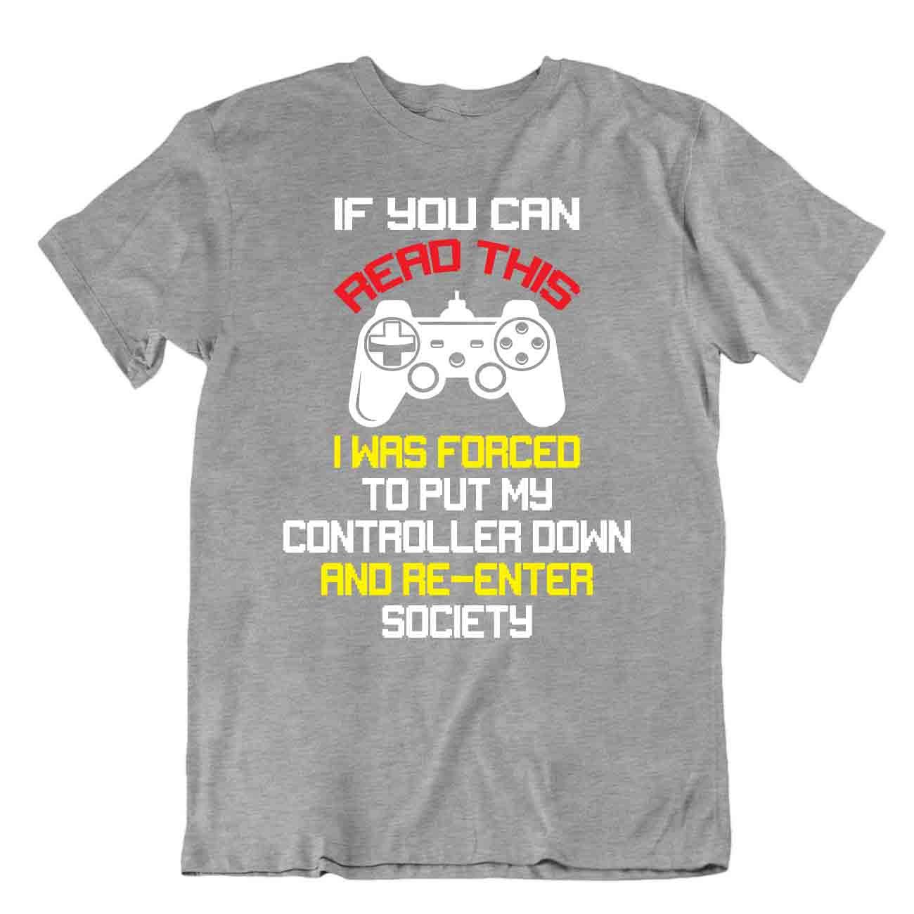 CAMISETA Re Enter Society Camiseta Jugador Broma Buena Ropa CAMISETA - Imagen 5 de 8