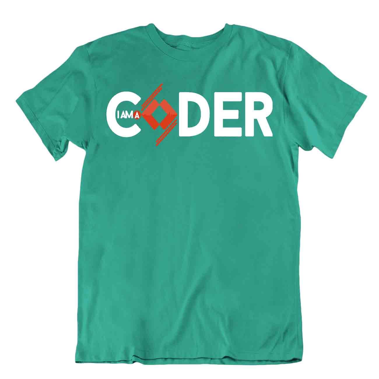 Coder Cool Design T-Shirt Programmer Shirt Computer Nerd Tee Textile - Picture 4 of 8