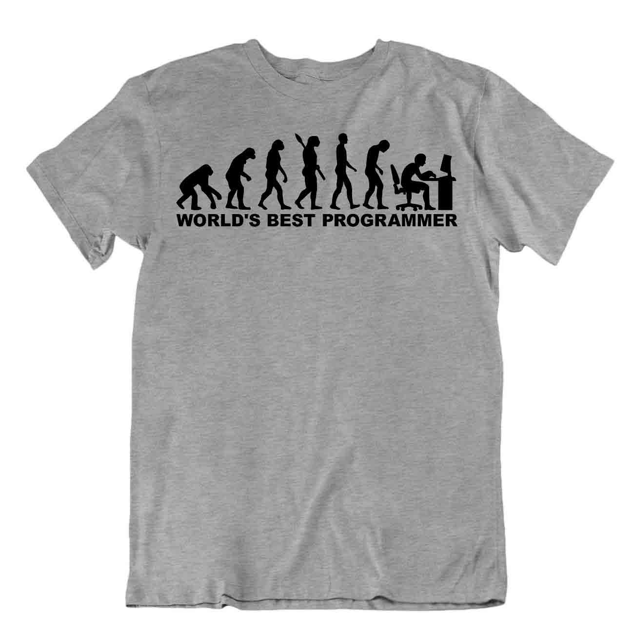 Human Dynasty Tshirt Programmer Computer T-Shirt Funny Comic Tee - Picture 5 of 8