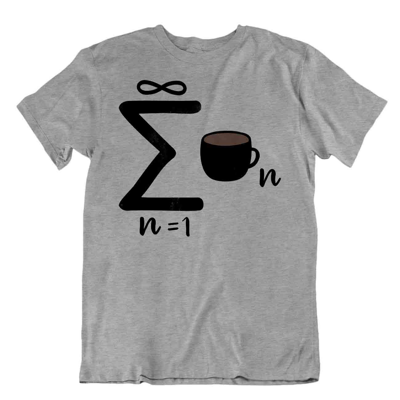 Lustiges Mathe-T-Shirt Infinite Coffee Mathe Tee Wissenschaft Lehrer College Shirt - Bild 5 von 8