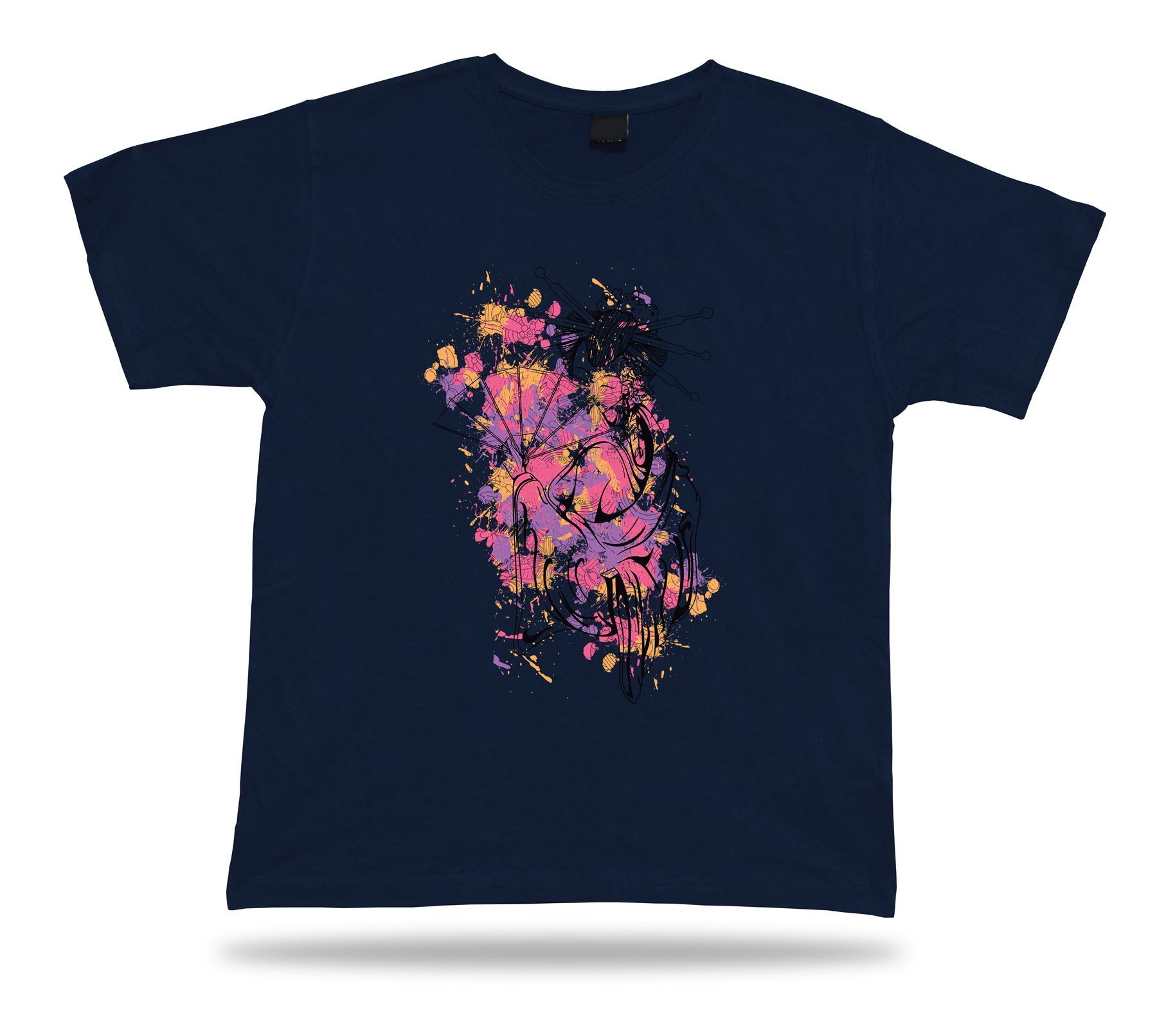 Camiseta Tímida Princesa Japonesa Floral Femenina Elegante Diseño Idea Única Presente - Imagen 6 de 8