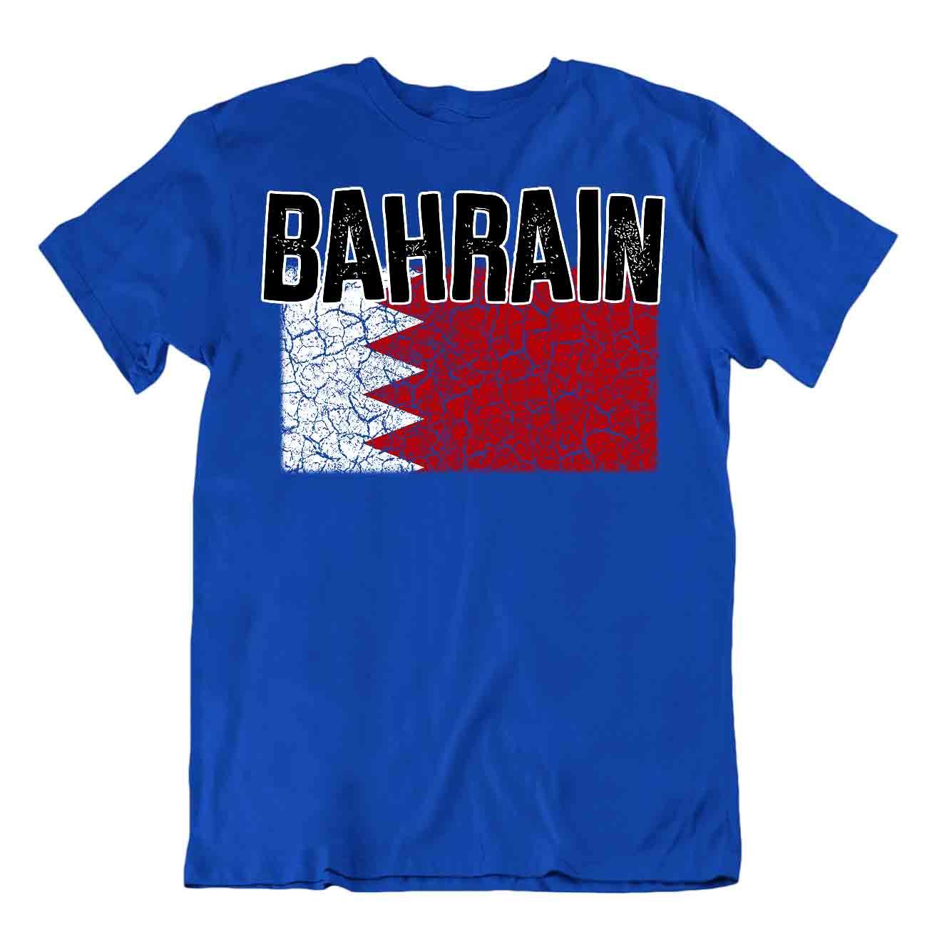 Flag T-Shirt Bahrain Fashion Country Souvenir Gift Tee Pride logo - Picture 3 of 8