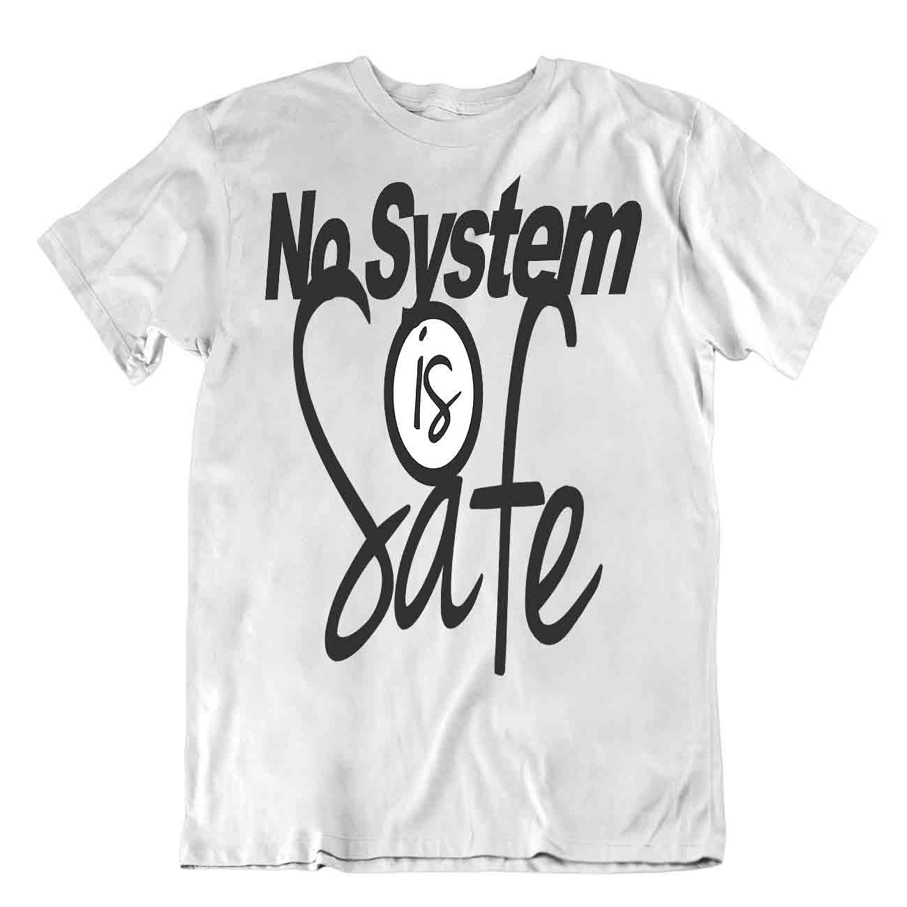 Kein System Ist Sicher T-Shirt Ingenieur Student Witz TShirt Lustiges Hemd - Picture 8 of 8