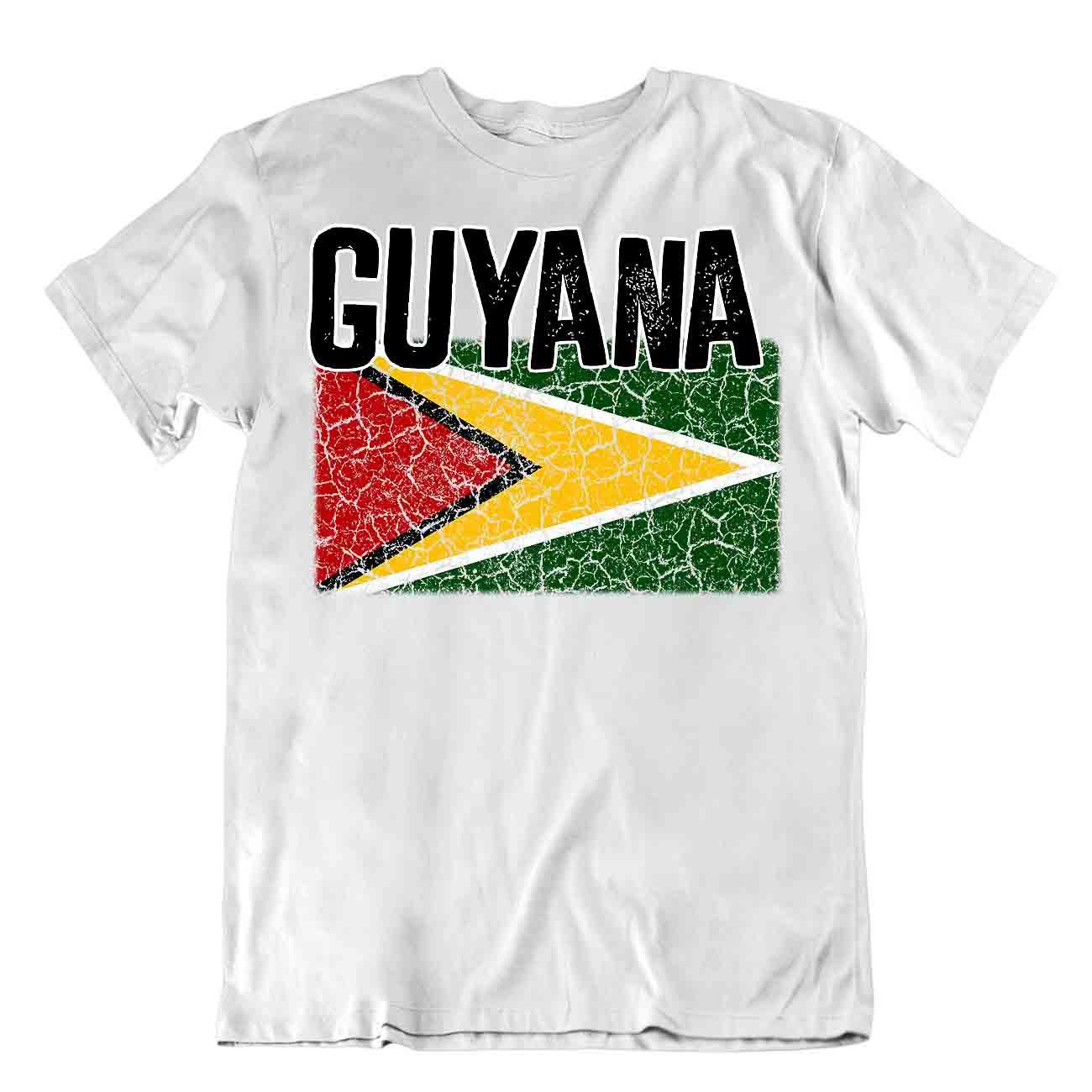 Camiseta Bandera Guyana Moda Country Souvenir Regalo Camiseta Logotipo del Orgullo - Imagen 8 de 8
