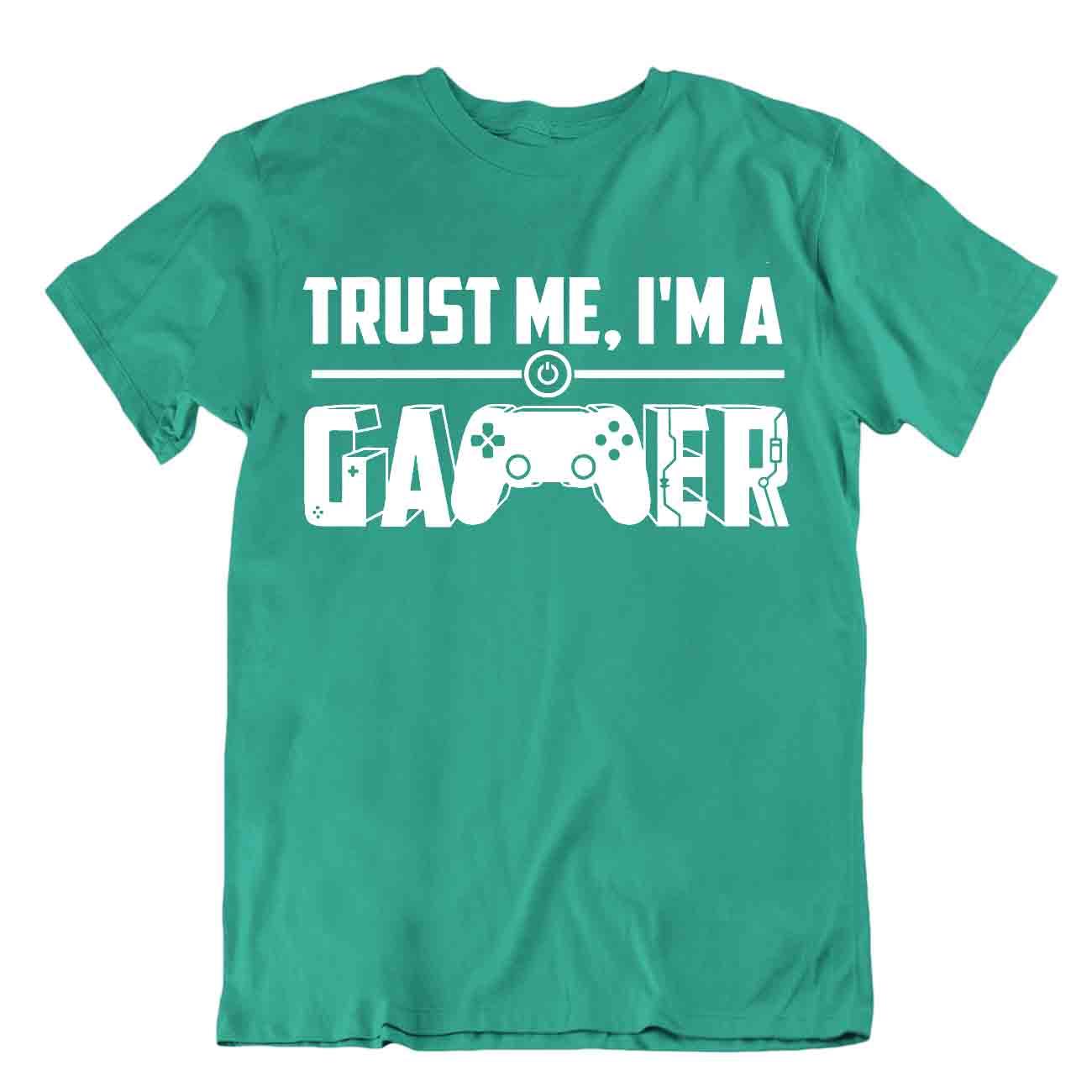 Camiseta Trust Me I'm A Gamer Novedad Eslogan Nerd Camiseta Maestro Broma Camisa - Imagen 4 de 8