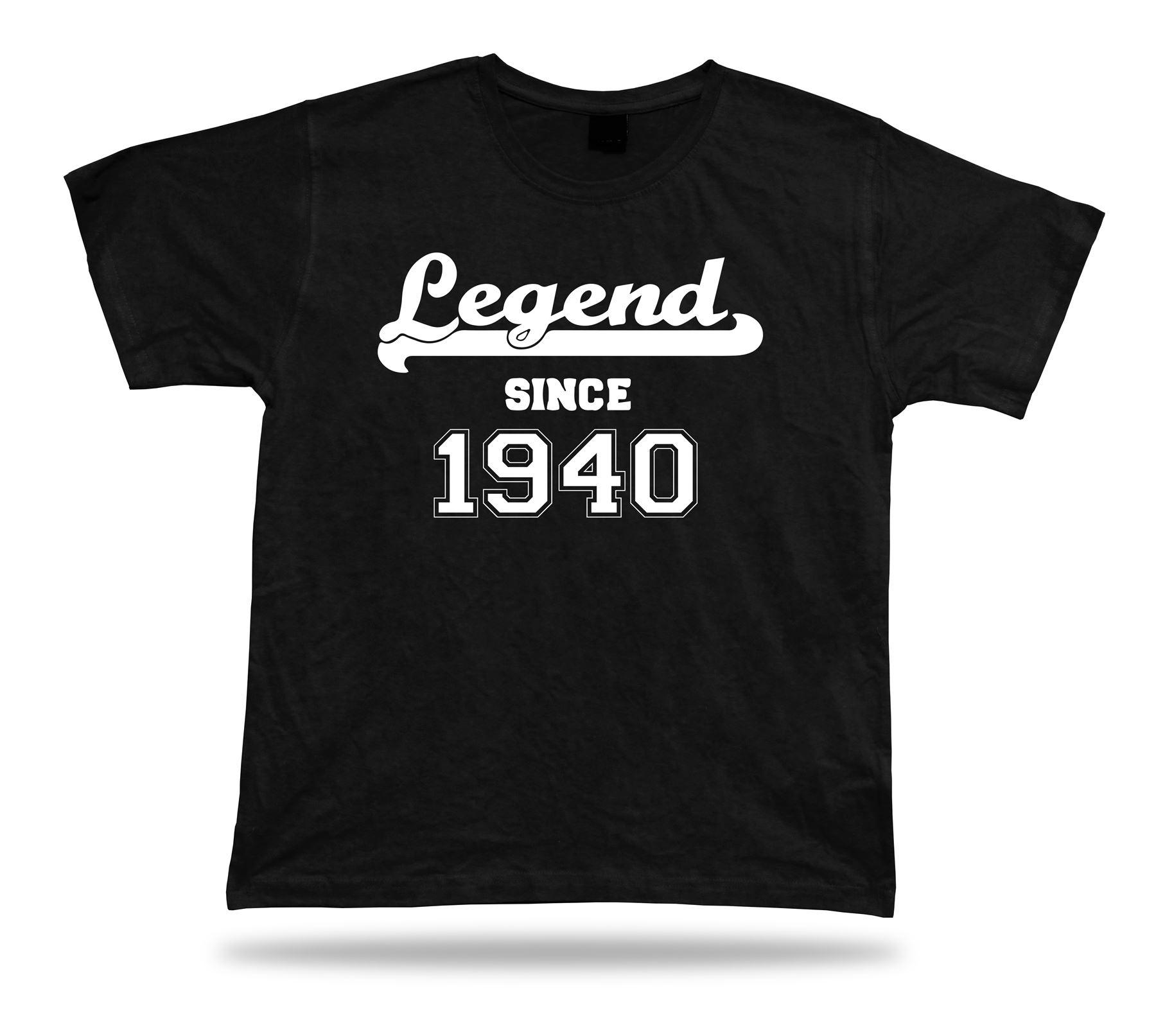 T shirt maglietta stampata leggenda dal 1940 buon compleanno idea regalo unisex - Foto 2 di 8