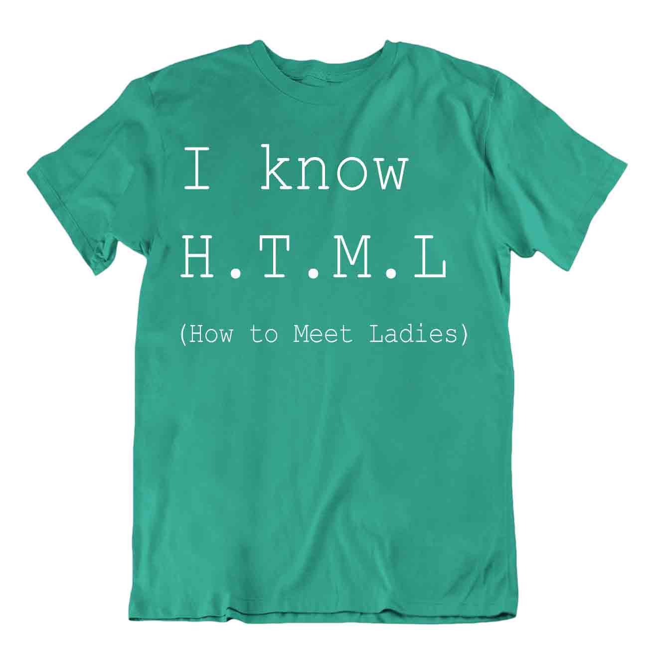 HTML T-Shirt Programmierer T-Shirt How To Meet Damen lustiges Shirt - Bild 4 von 8