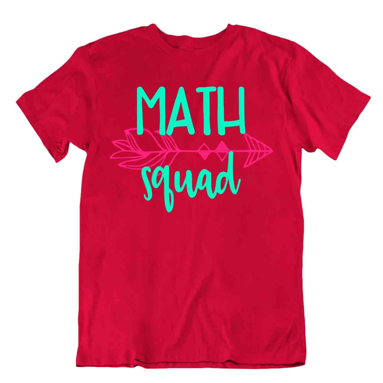 Math Squad T-Shirt Unisex Cotton Section Tee Nerdy Pun Shirt Funny Best Gift - Picture 7 of 8