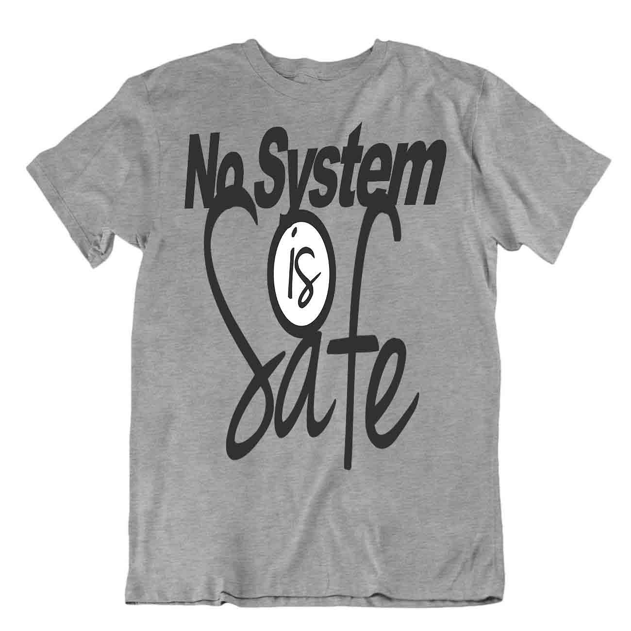 Kein System Ist Sicher T-Shirt Ingenieur Student Witz TShirt Lustiges Hemd - Picture 5 of 8
