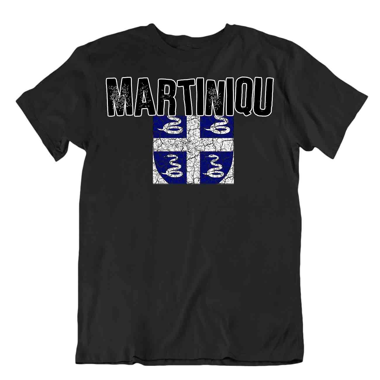 Flag T-Shirt Martinique Fashion Country Souvenir Gift Tee Pride logo - Picture 2 of 8