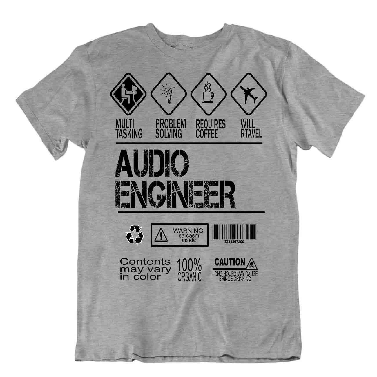 Audio Engineer Tshirt Geek TShirt Retro Shirt Unisex Cool Gift eBay