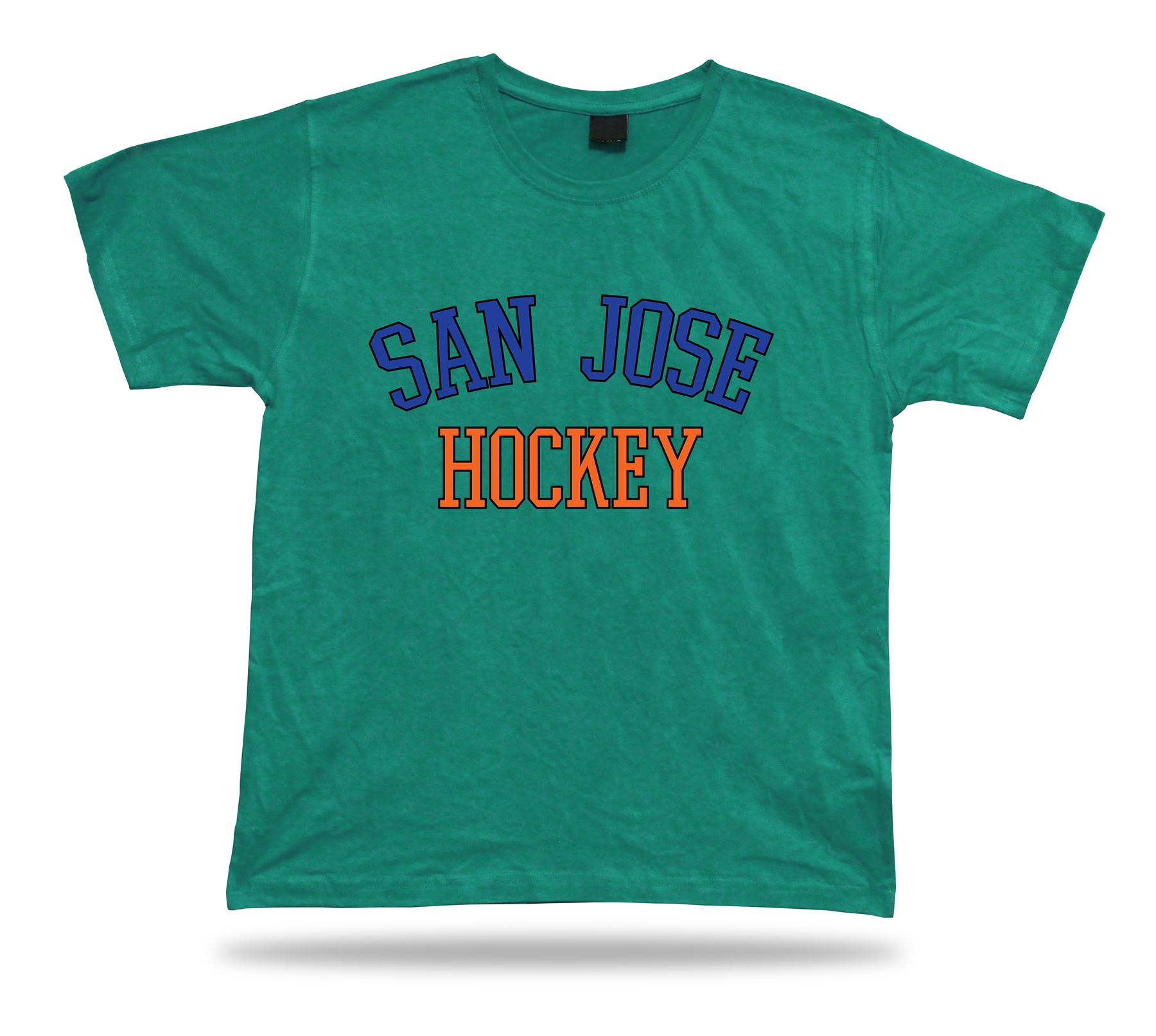 SAN JOSE HOCKEY t-shirt tee blue black white orange SJ USA ice apparel winter - Picture 4 of 8