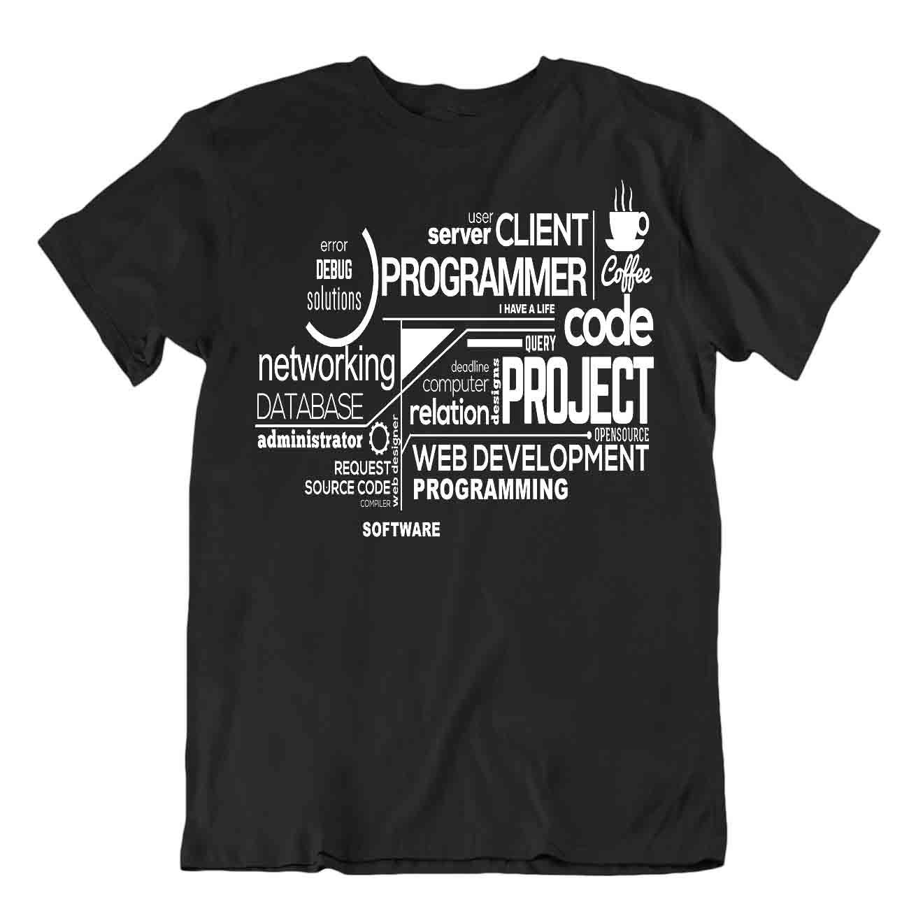 Code Projecr Tshirt Programmer T-Shirt Newworking Tee Code Shirt - Picture 2 of 8