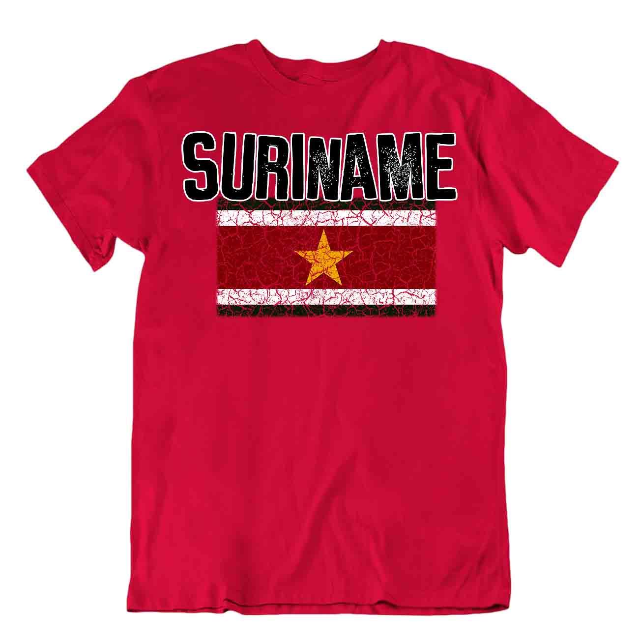 Camiseta Bandera Surinam Moda Country Souvenir Regalo Camiseta Logotipo del Orgullo - Imagen 7 de 8