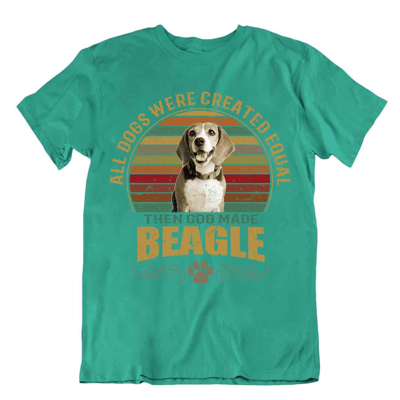 Beagle Dog T-Shirt Cooles Geschenk für Hunde Tierliebhaber Vintage bester Freund - Bild 4 von 8