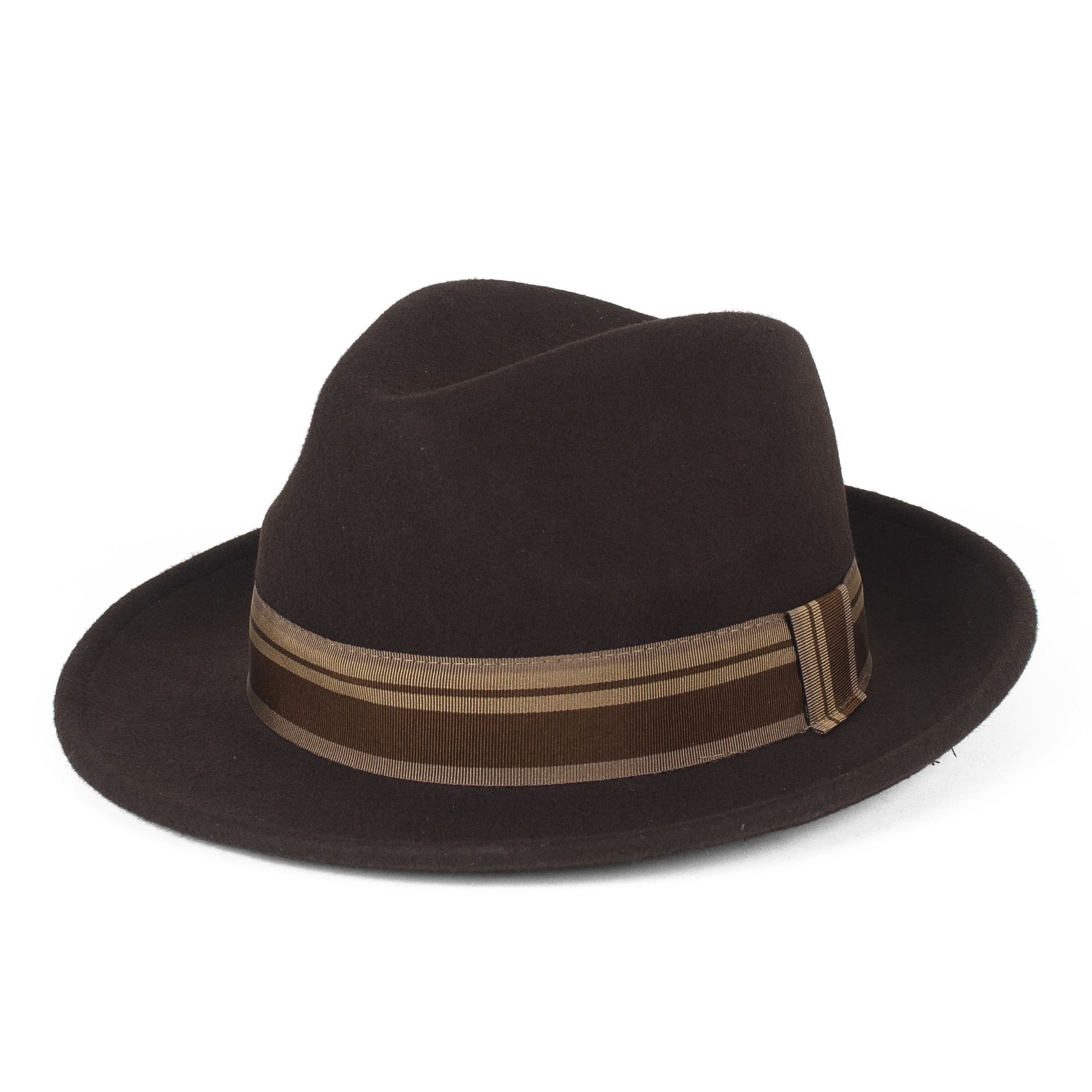 Stylish 100% Wool Fedora Hat Waterproof 