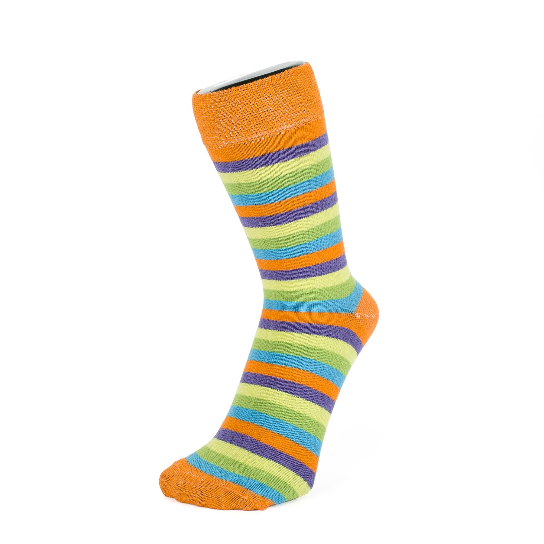 Multi Coloured Thin Striped Ankle Socks (Size 47) eBay