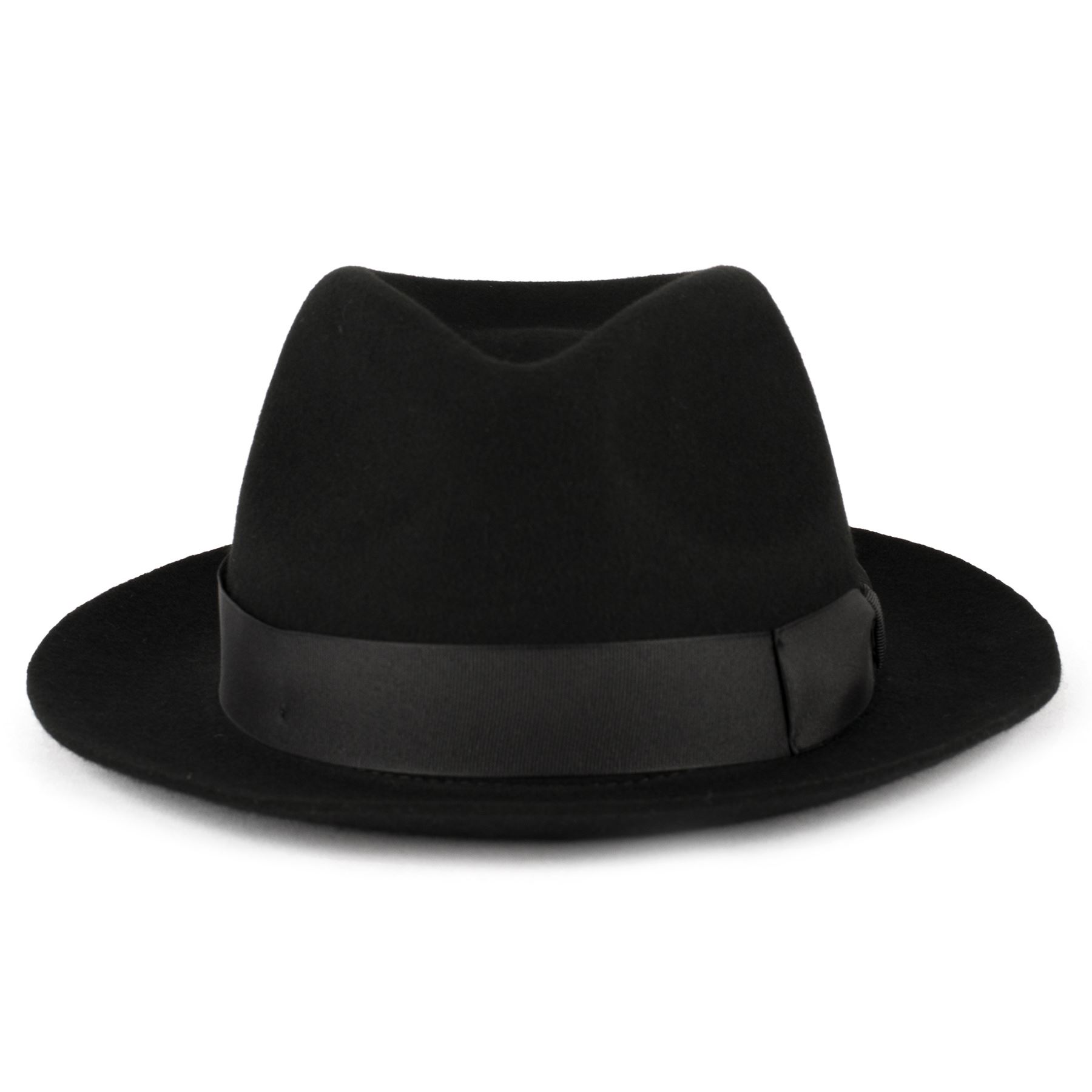 Handmade in Italy ZAKIRA Medium Brim Fedora Hat in Finest Crushable Wool Felt Handmade in Italy ZAKIRA Medium Brim Fedora Hat in Finest Crushable Wool Felt