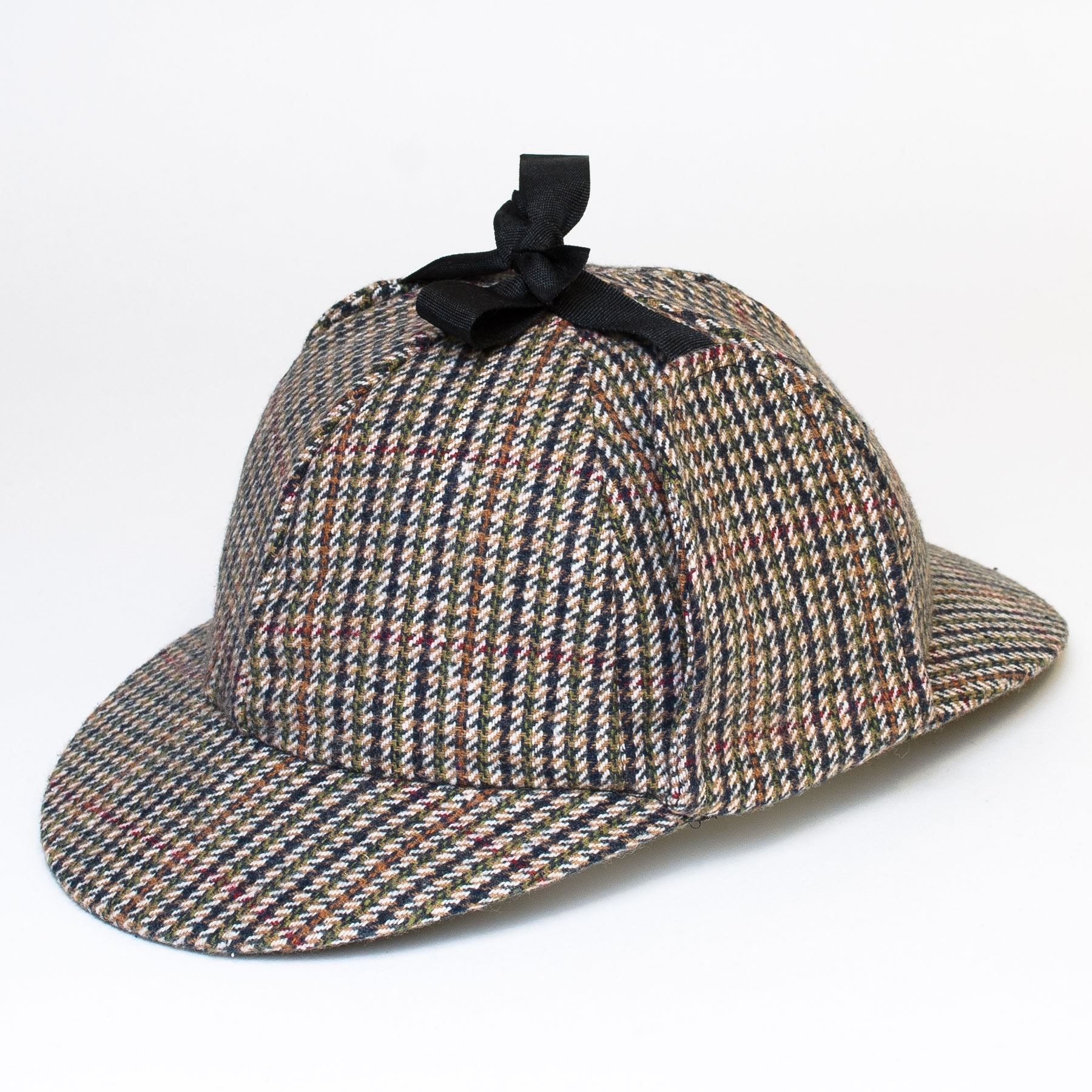Wool Blend Sherlock Holmes Style Hat with Black Ribbon eBay