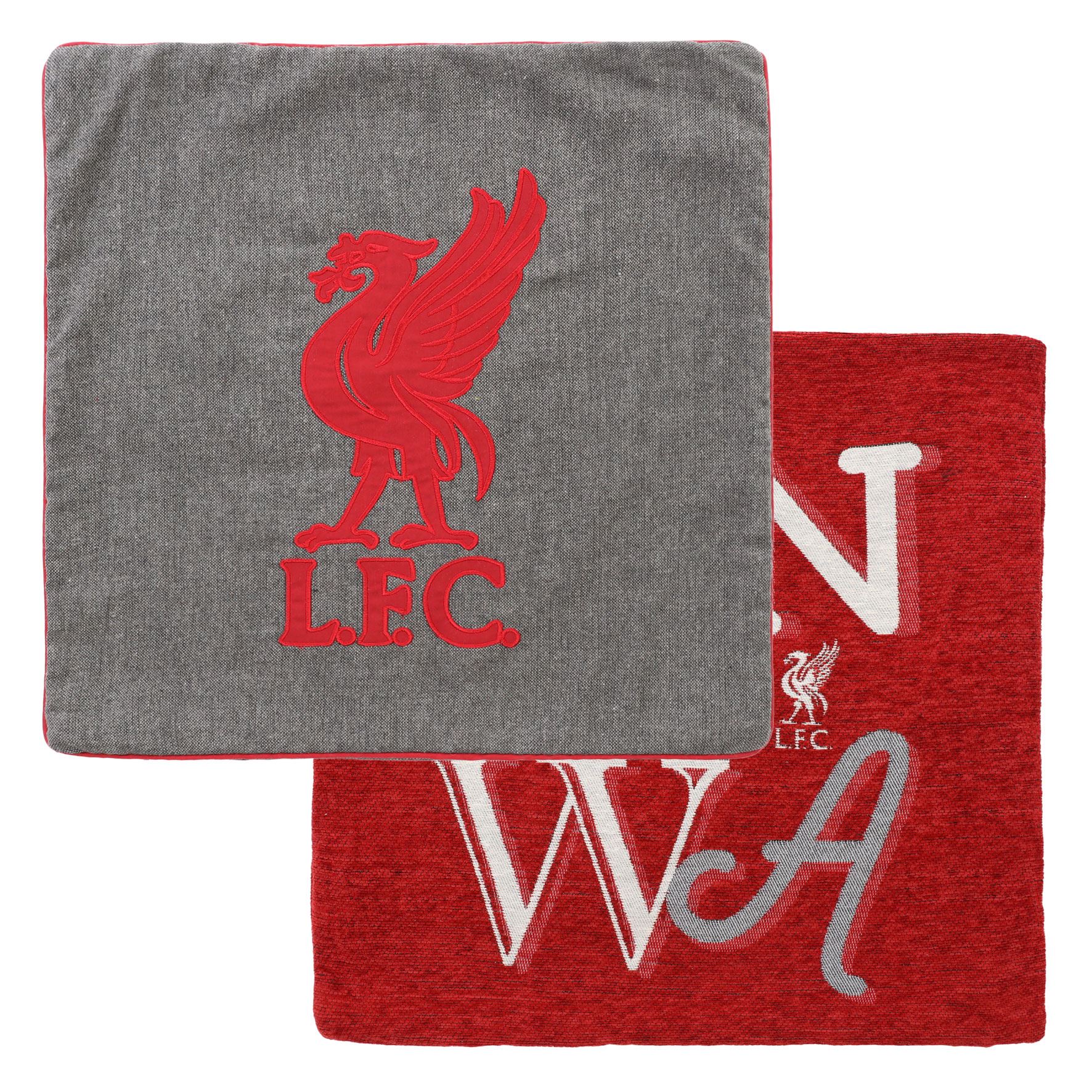 Liverpool FC Red/Grey Soccer 2 Pack Cushion Covers AW 18/19 LFC