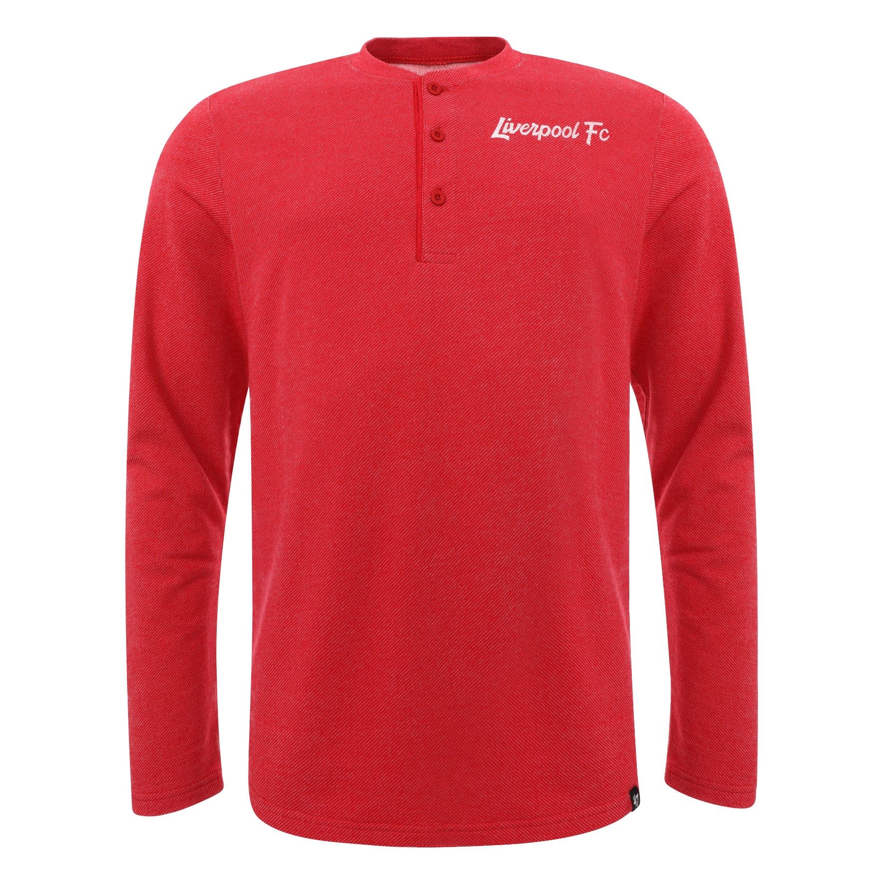 Liverpool Rosso LFC DA UOMO'47 Rosso Liverpool Grano Henley Manica Lunga T-SHIRT UFFICIALE f82ac5 Liverpool Rosso LFC DA UOMO'47 Rosso Liverpool Grano Henley Manica Lunga T-SHIRT UFFICIALE f82ac5