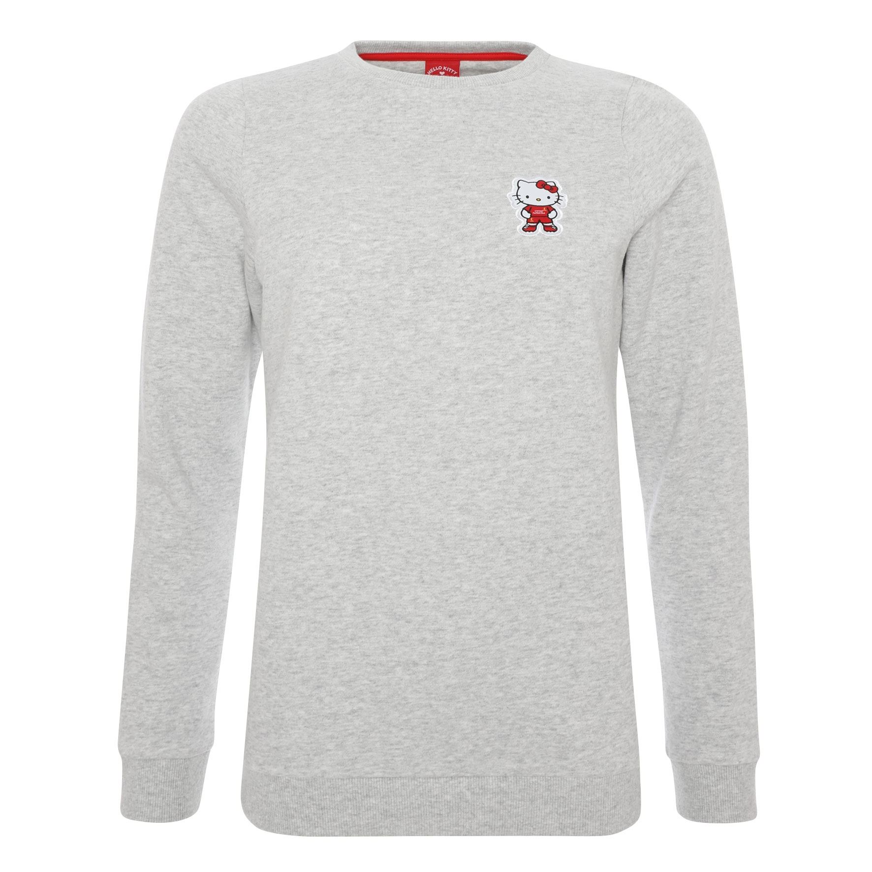 Liverpool FC Womens Hello Kitty Grey Sweatshirt LFC Official | eBay