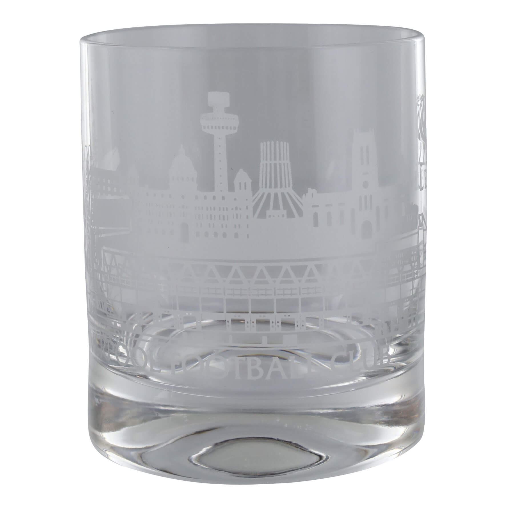 FC Liverpool Single Skyline Whiskey Glas