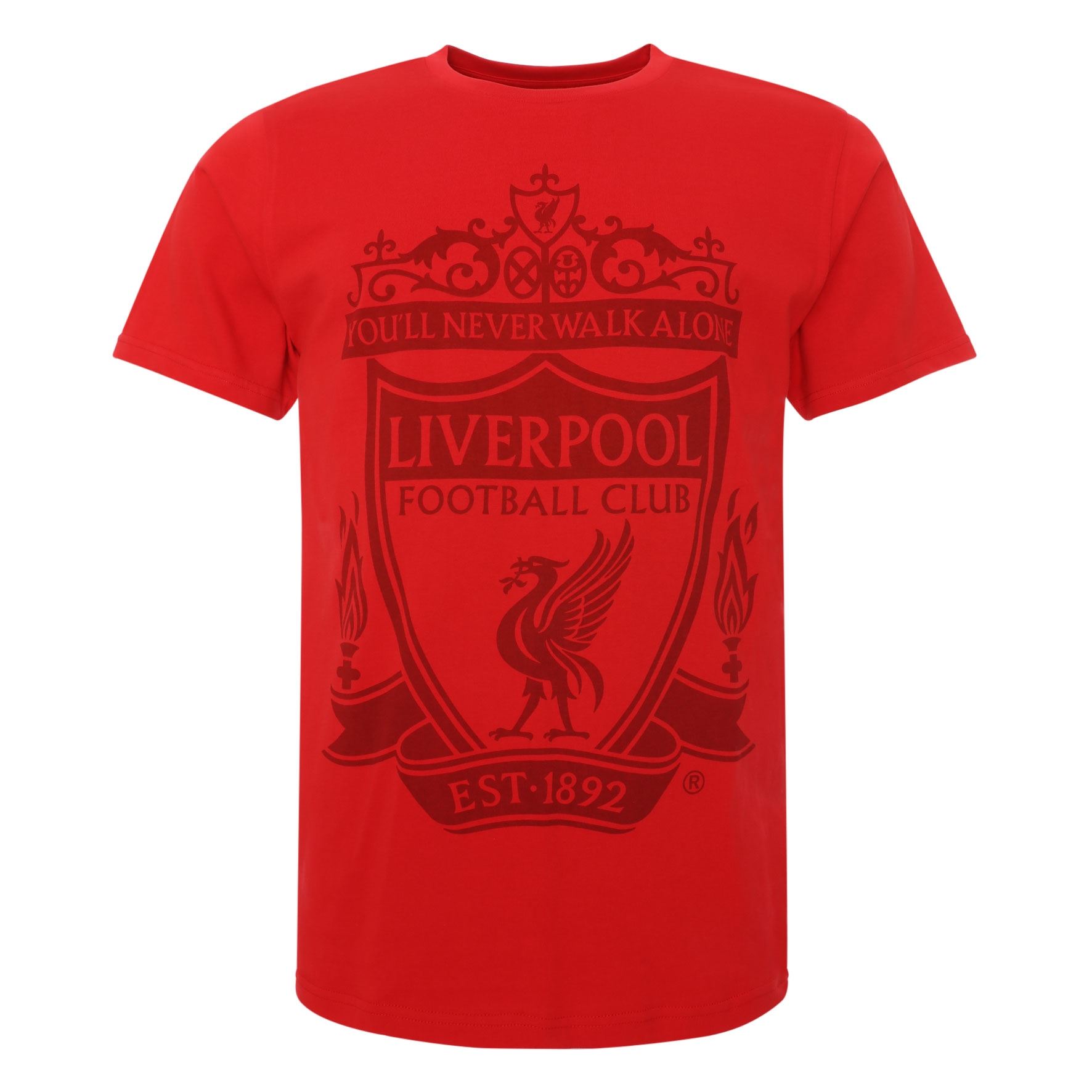 Fifth Sun Official Liverpool Fc Full Color Logo Mens Tee