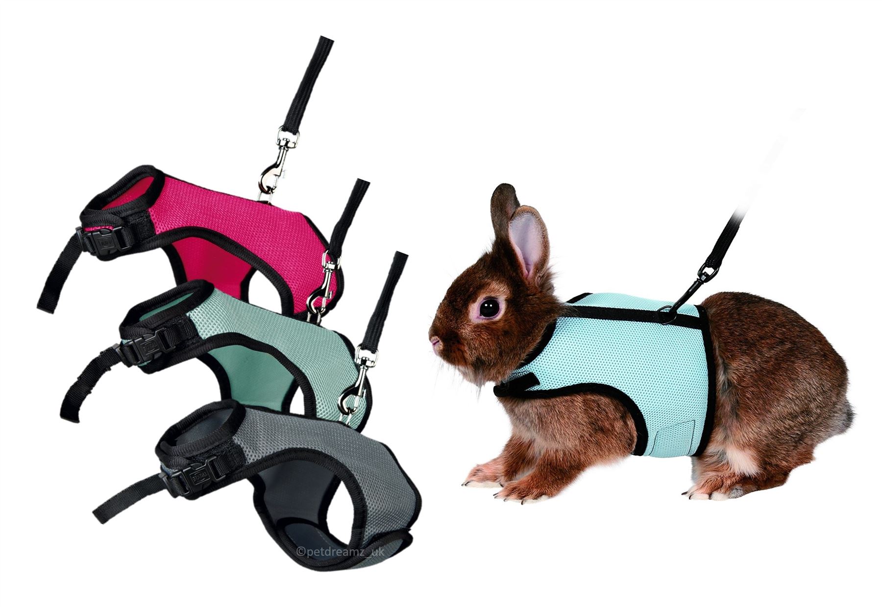 Trixie Soft Breathable Pet Rat Ferret Guinea Pig Rabbit Harness & Lead