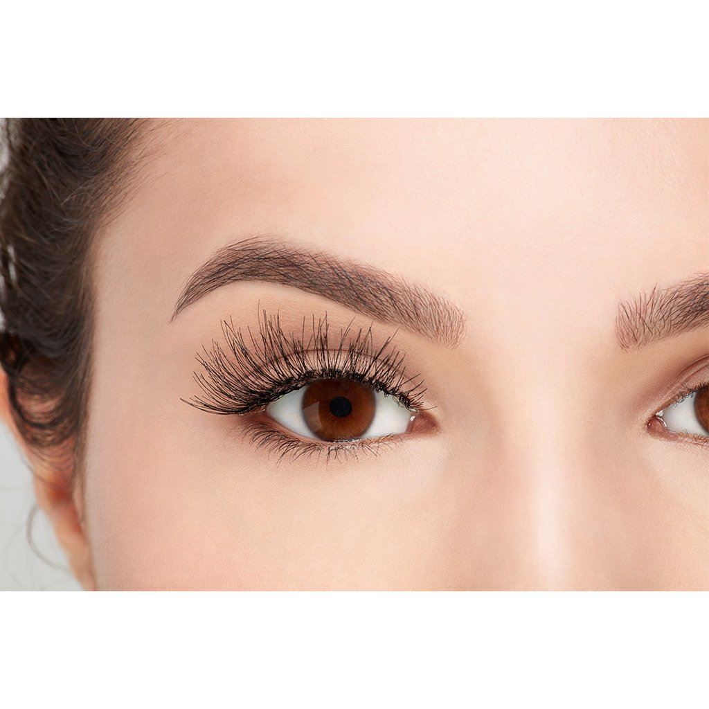 Ardell Wispies Fake Lashes 113 Black Natural Hair Falsies with DUO