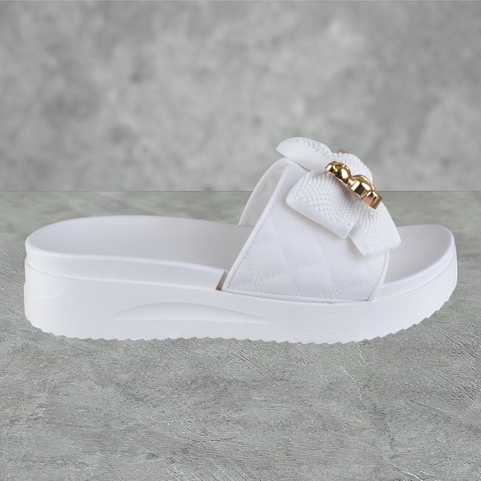 WOMENS LADIES SLIP ON LOW WEDGE HEEL SUMMER SLIDERS FLIP FLOPS SANDALS SIZE - Picture 6 of 7