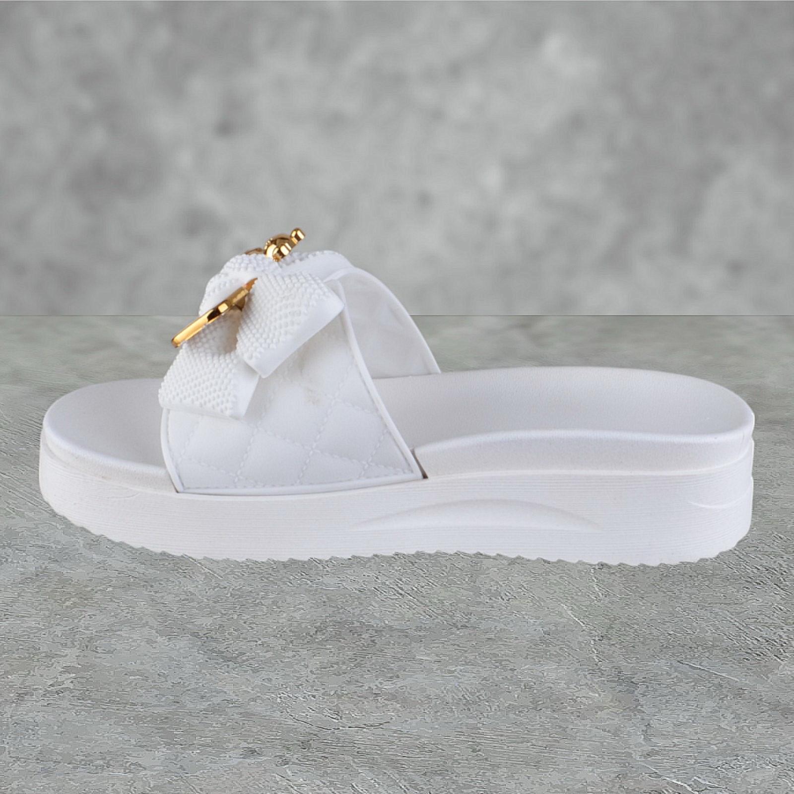 WOMENS LADIES SLIP ON LOW WEDGE HEEL SUMMER SLIDERS FLIP FLOPS SANDALS SIZE - Picture 7 of 7