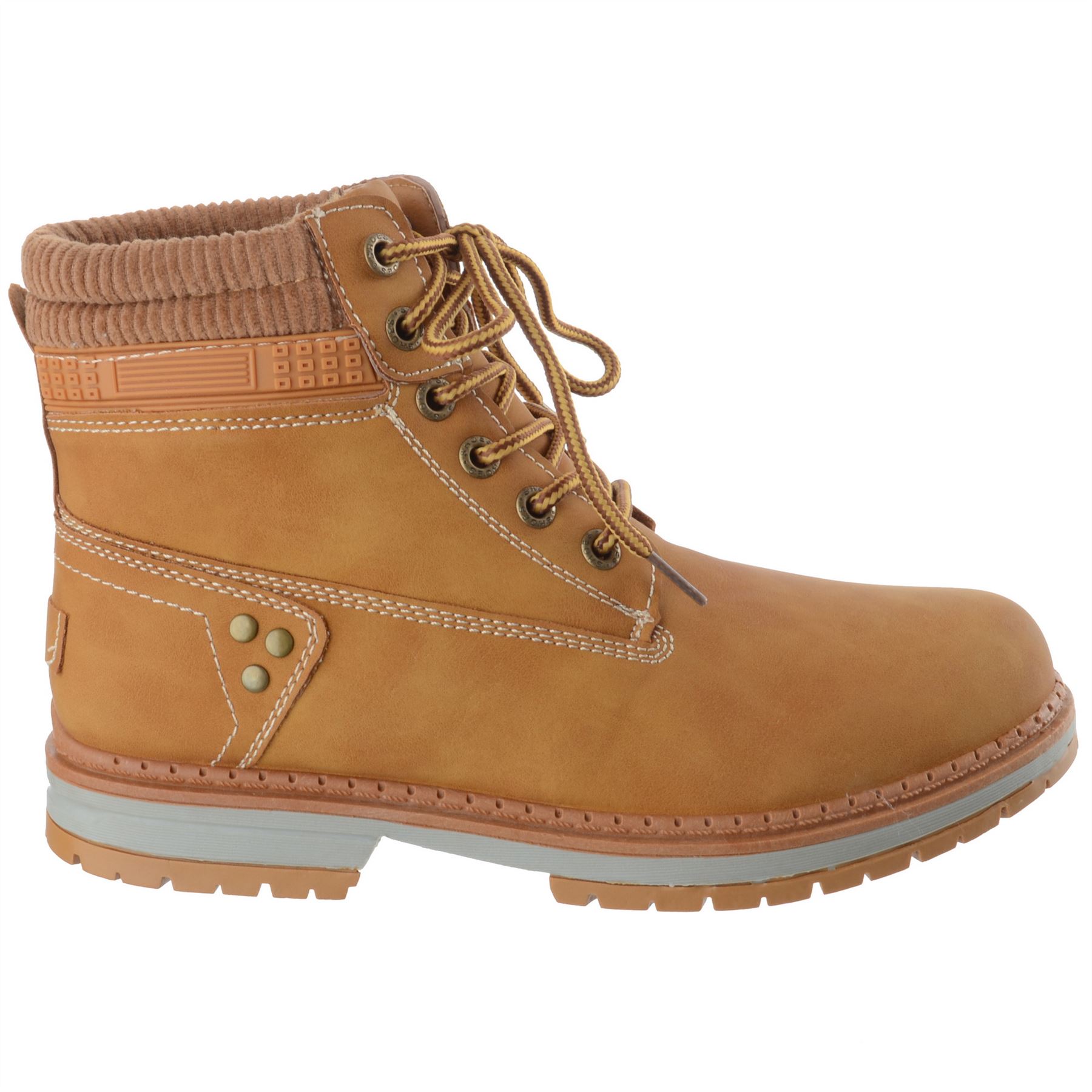 WOMENS LADIES FLEECE COLLAR LACE UP WORK BIKER COMBAT DESERT ANKLE BOOTS SIZE