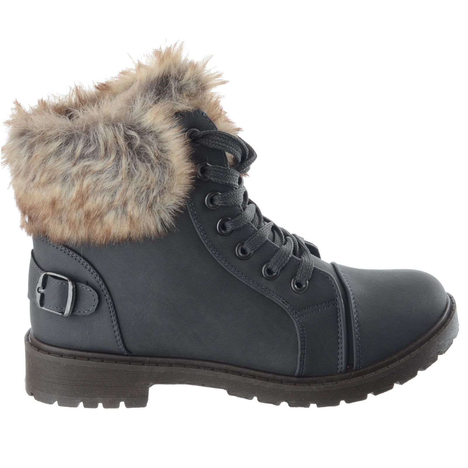 low heel combat booties