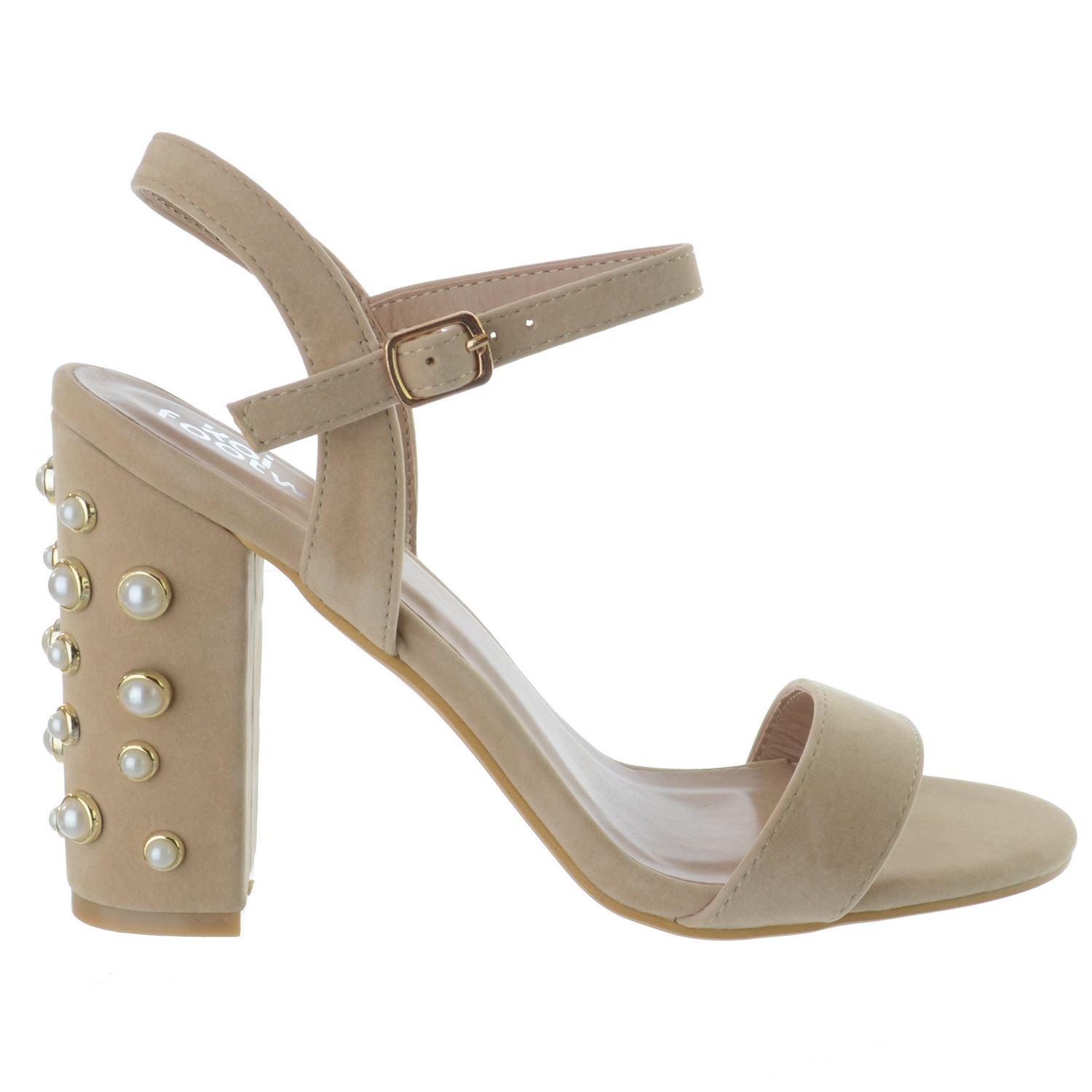 pearl block heels