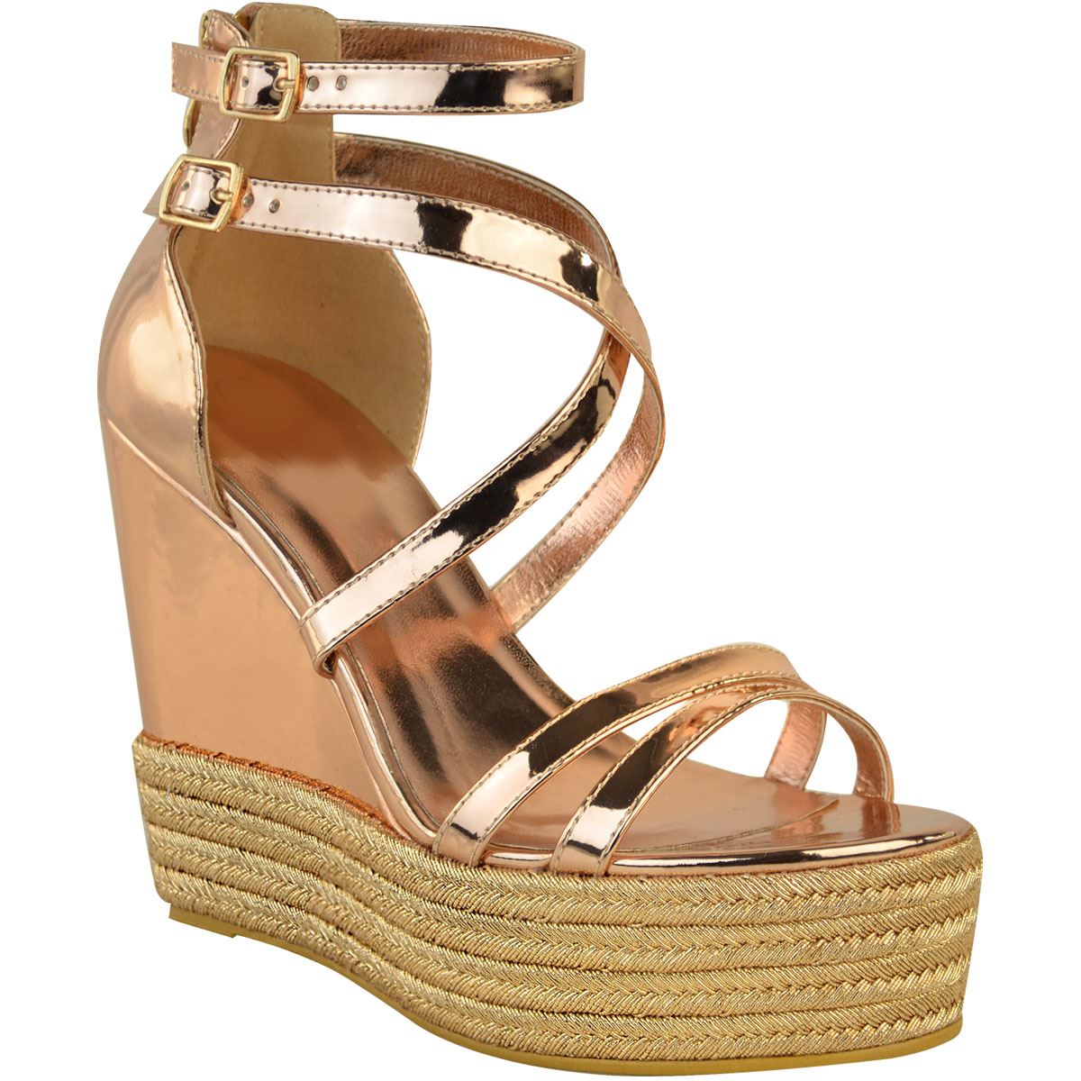 platform strappy espadrilles