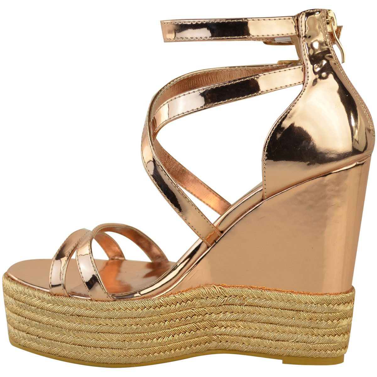 platform strappy espadrilles