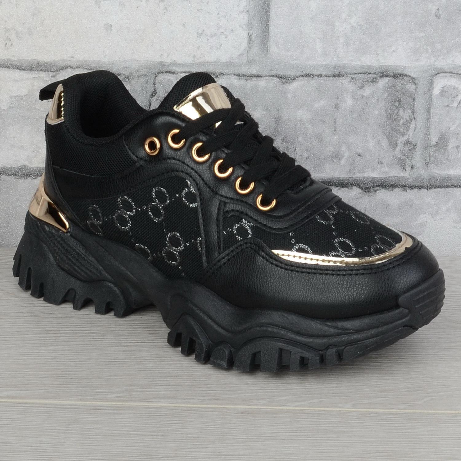 WOMENS LADIES CHUNKY PLATFORM WEDGE LACE UP TRAINERS PUMPS SPORTS GYM SHOES SIZE - Picture 2 of 13