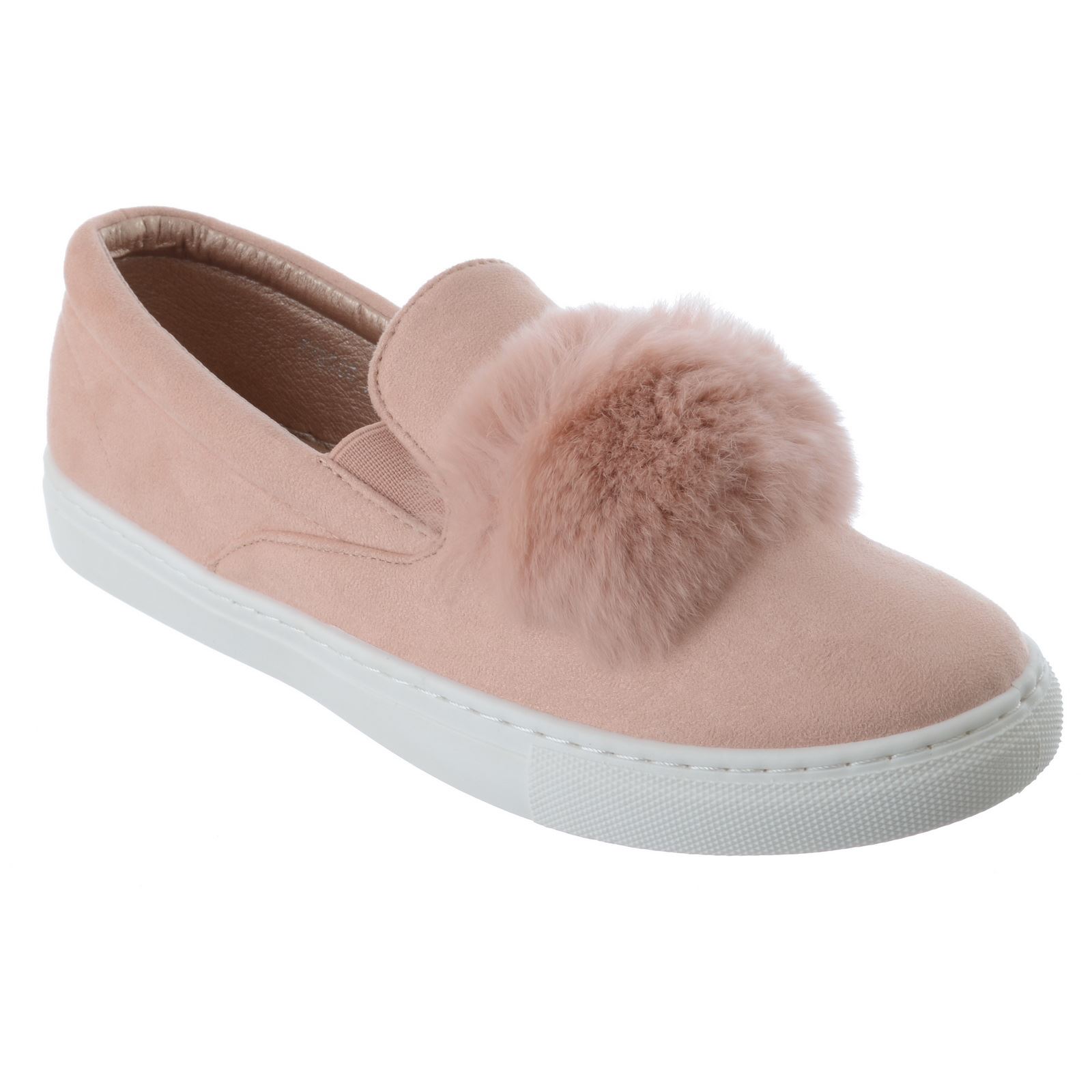 pink fluffy trainers