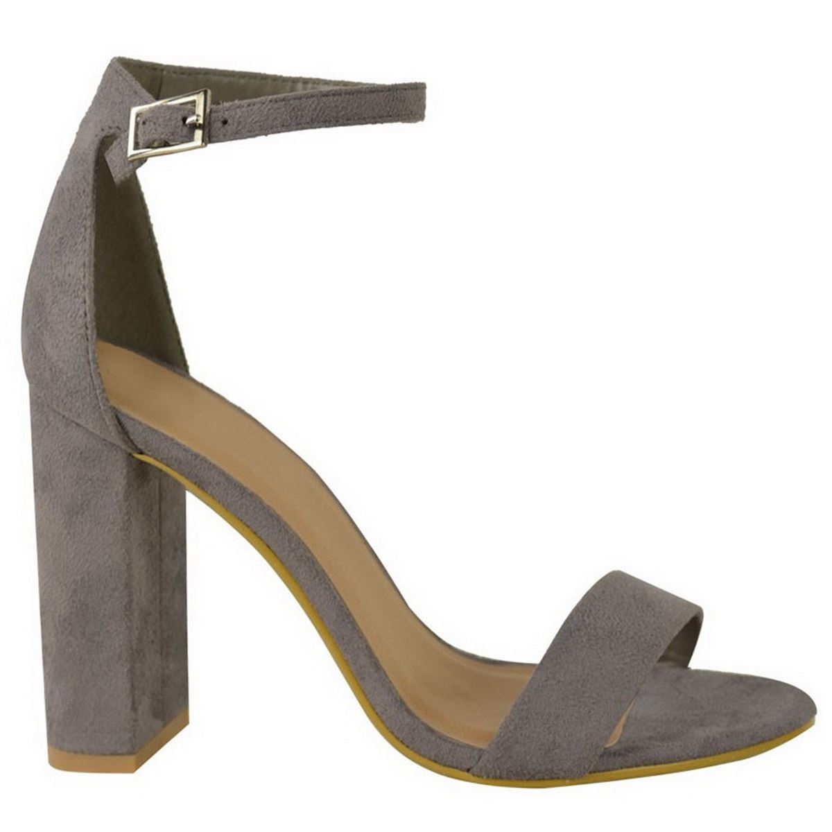Femmes Bas Talon Bloc Bride Cheville Barely There Ouvert Bout Ouvert Sandales Chaussures Taille Femmes Bas Talon Bloc Bride Cheville Barely There Ouvert Bout Ouvert Sandales Chaussures Taille