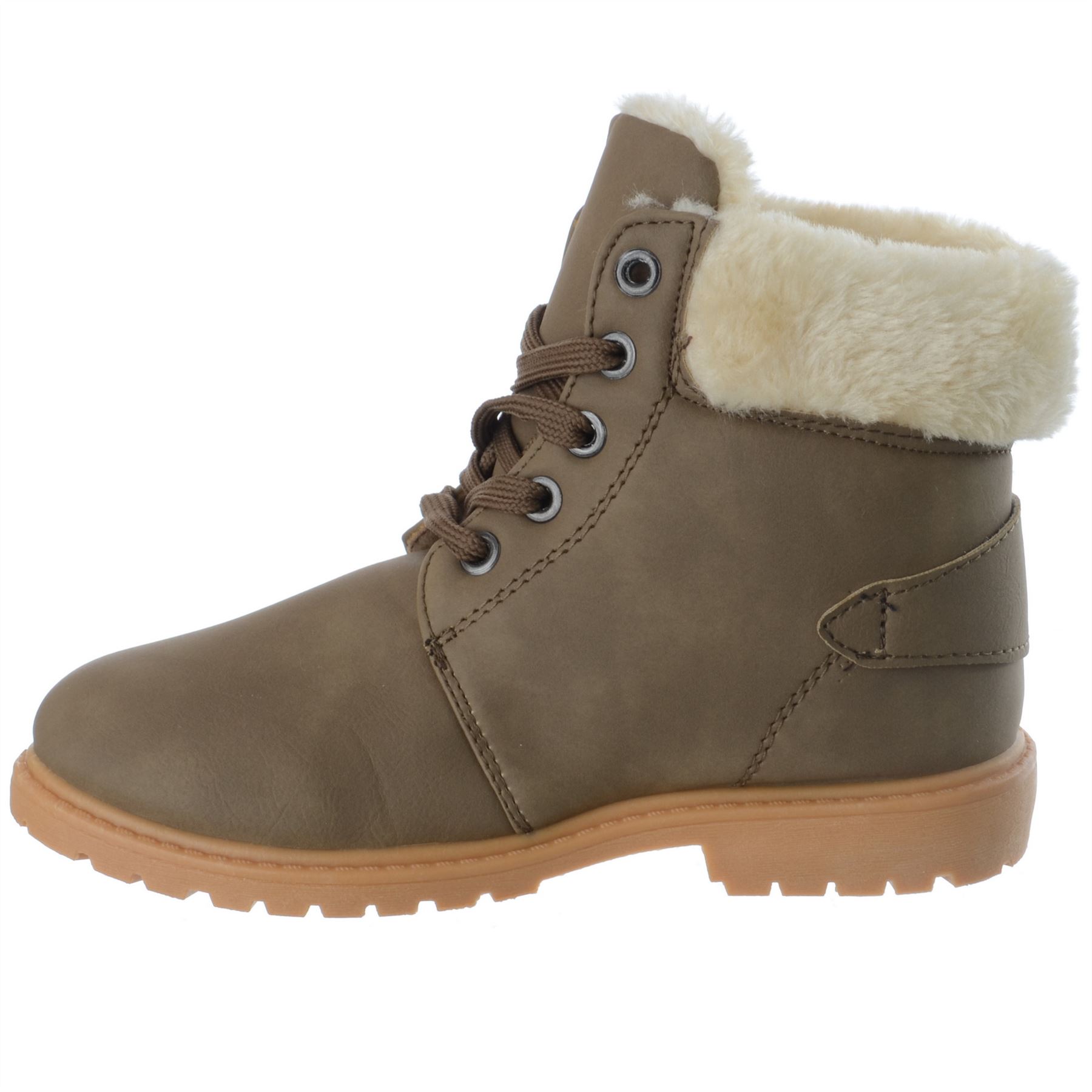 Mädchen Kinder Flache Schnürstiefeletten Winter Warm Rutschfeste Sohle Kinderschuhe Gr. - Bild 10 von 10