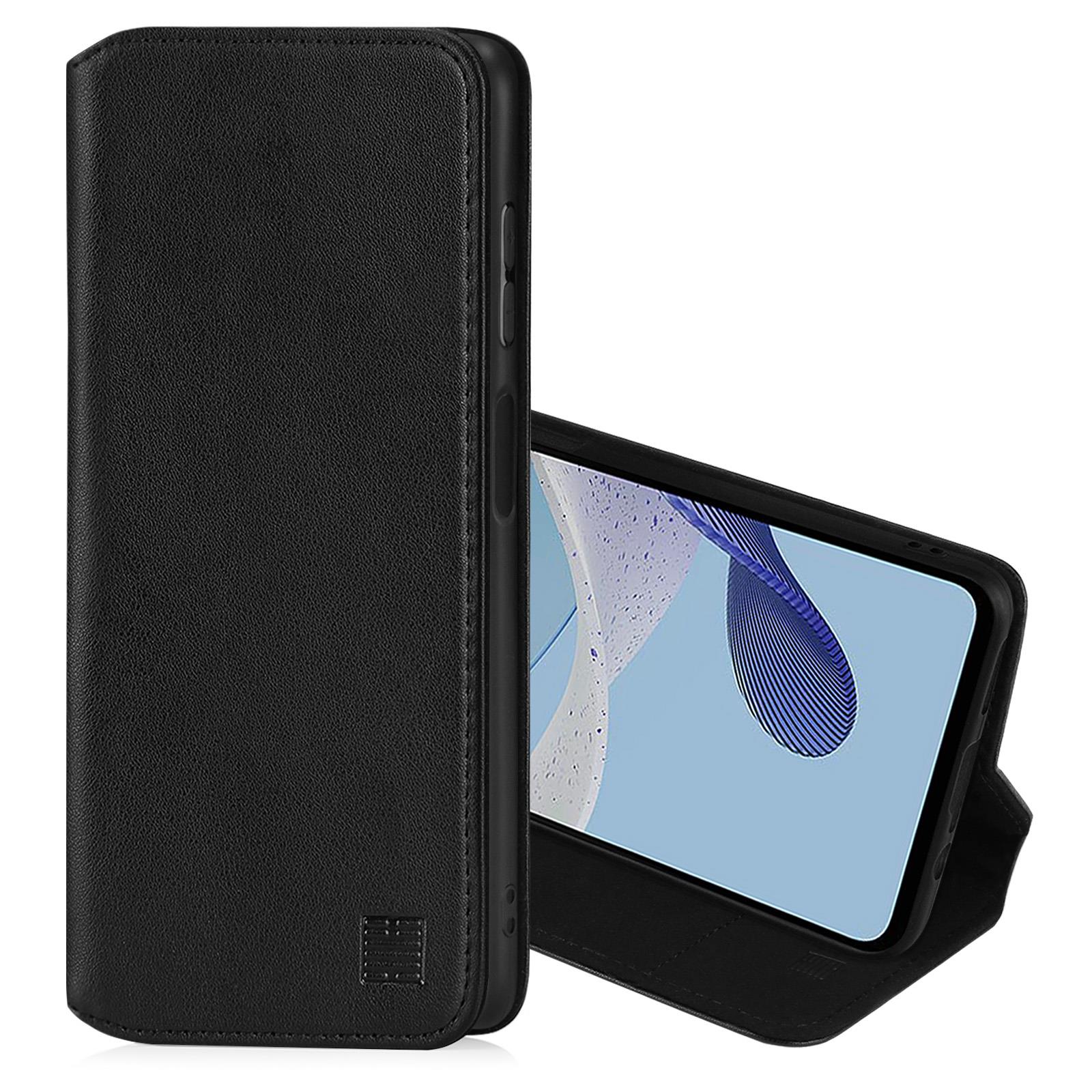 Case Cover For Motorola Moto G53 G54 G84 - Real Leather Book Wallet Flip - Picture 22 of 59