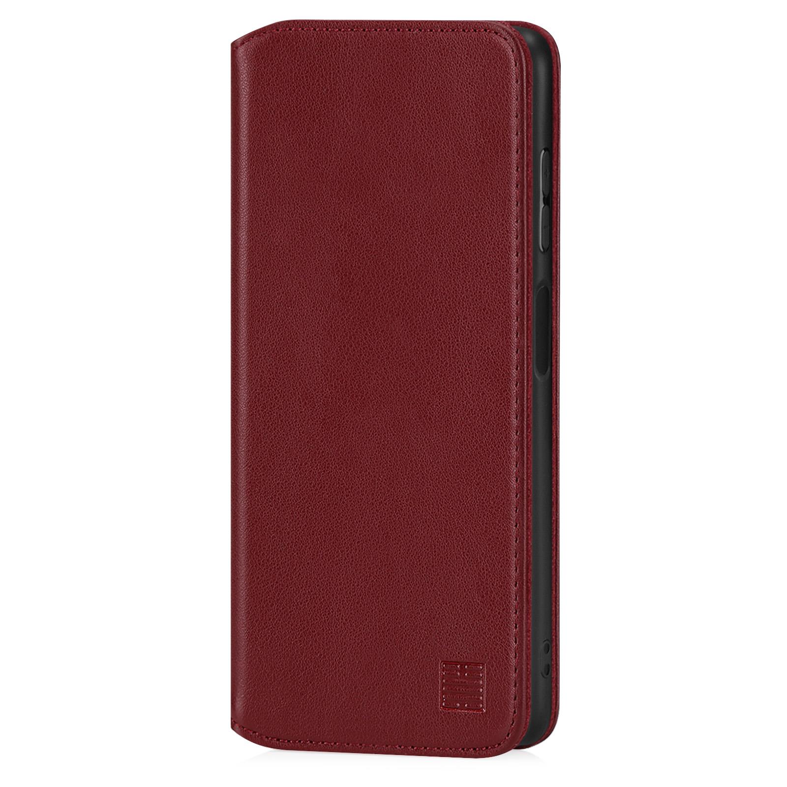 Case Cover For Motorola Moto G53 G54 G84 - Real Leather Book Wallet Flip - Picture 39 of 59